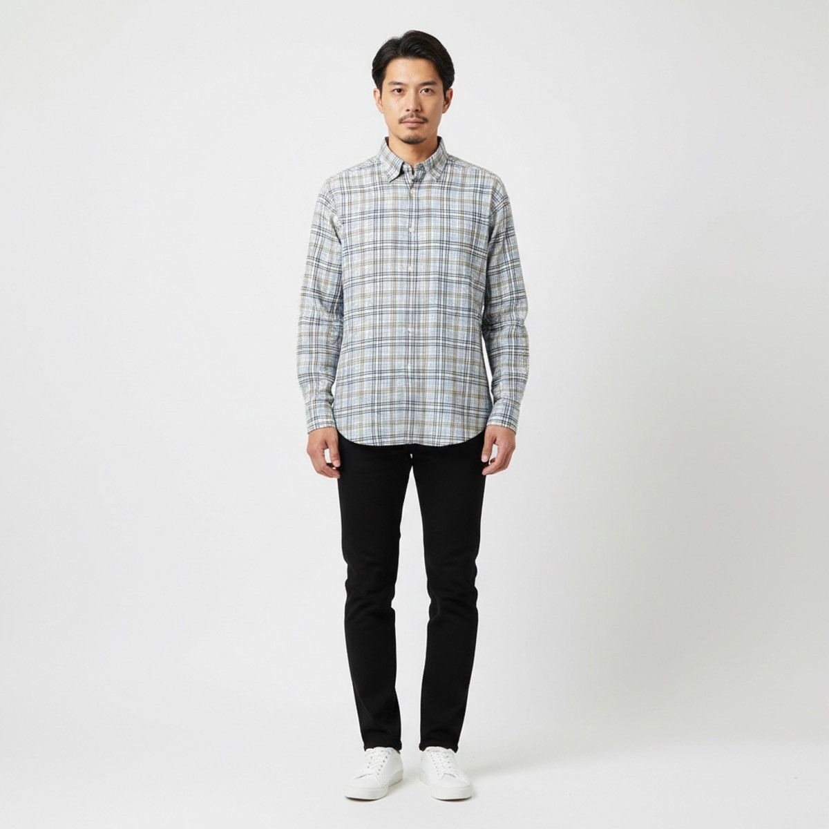 Hermes Hermes - Tricolor Checkered Longsleeve Size US S / EU 44-46 / 1 - 11 Thumbnail