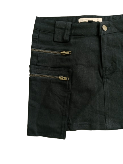 Japanese Brand EGOIST Mini SKIRT Black Colour Seditioneries Style Size 26" / US 2 / IT 38 - 5 Thumbnail