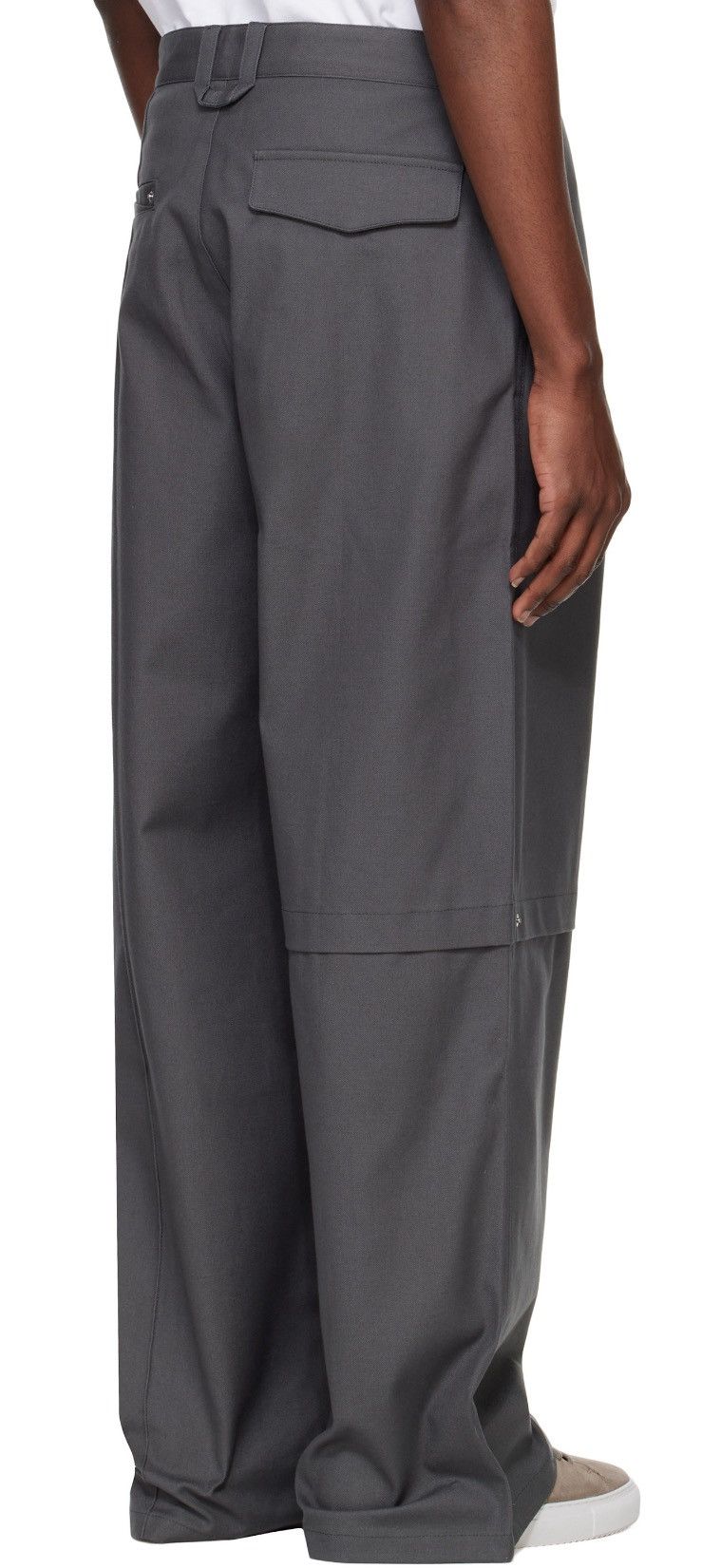 Axel Arigato AXEL ARIGATO Gray Dallas Relaxed Trousers Size US 32 / EU 48 - 2 Thumbnail