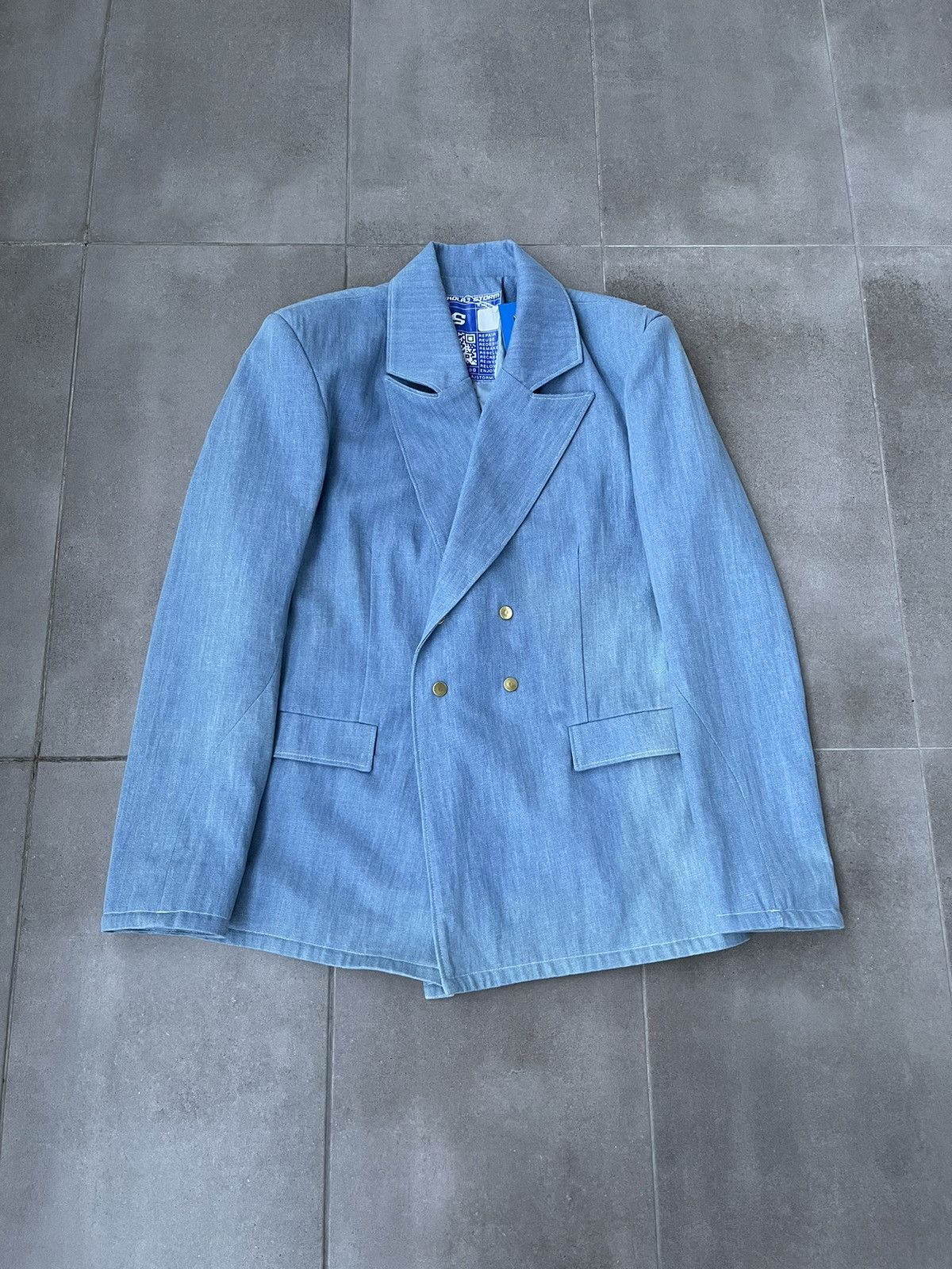 Other !DS! SS23 Nikolaj Storm Hydra Light Denim Bazer Jacket Size 36R - 8 Thumbnail
