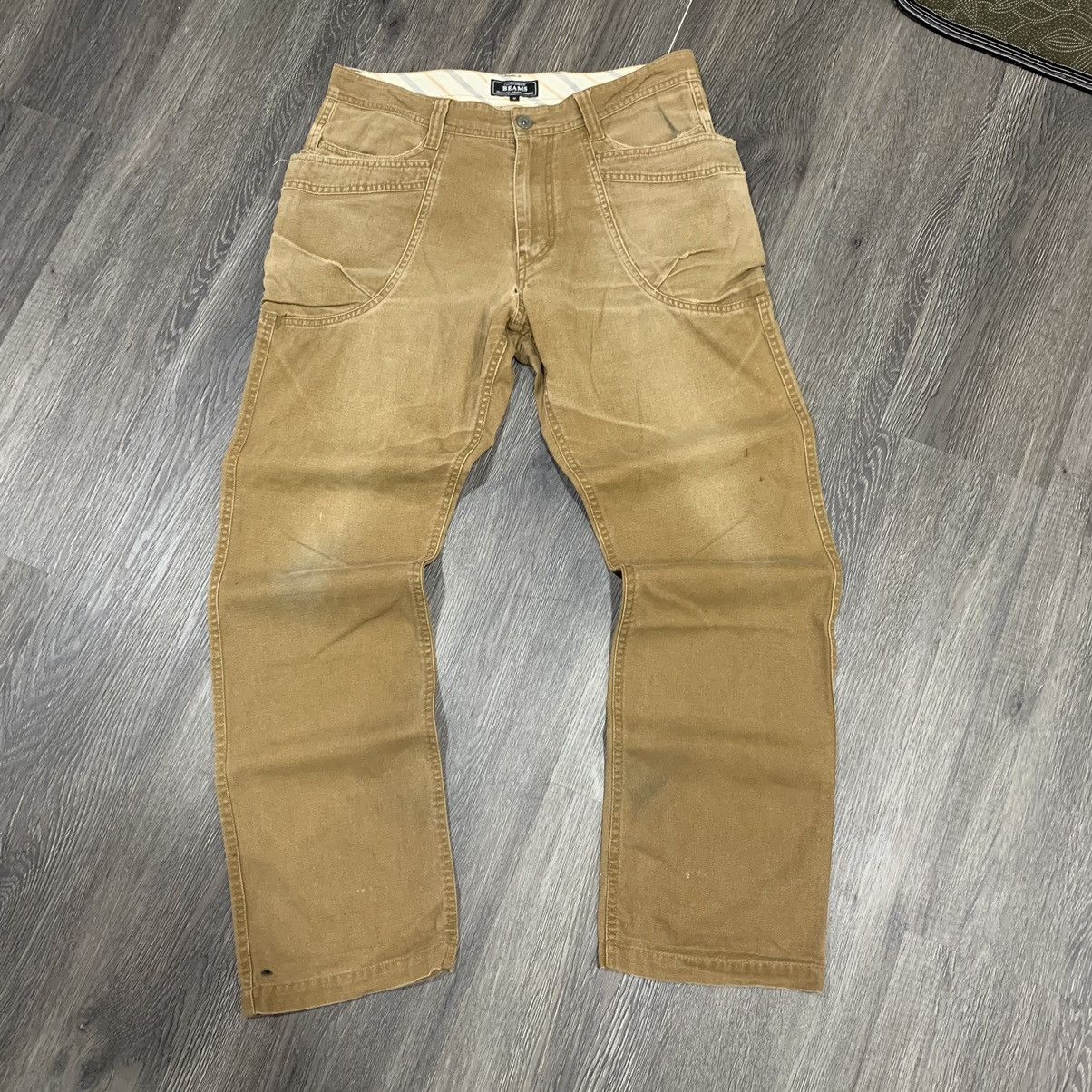 Beams Plus 🇯🇵Vintage Beams Duck Cotton Gardener Denim Pants🇯🇵 Size US 34 / EU 50 - 1 Thumbnail