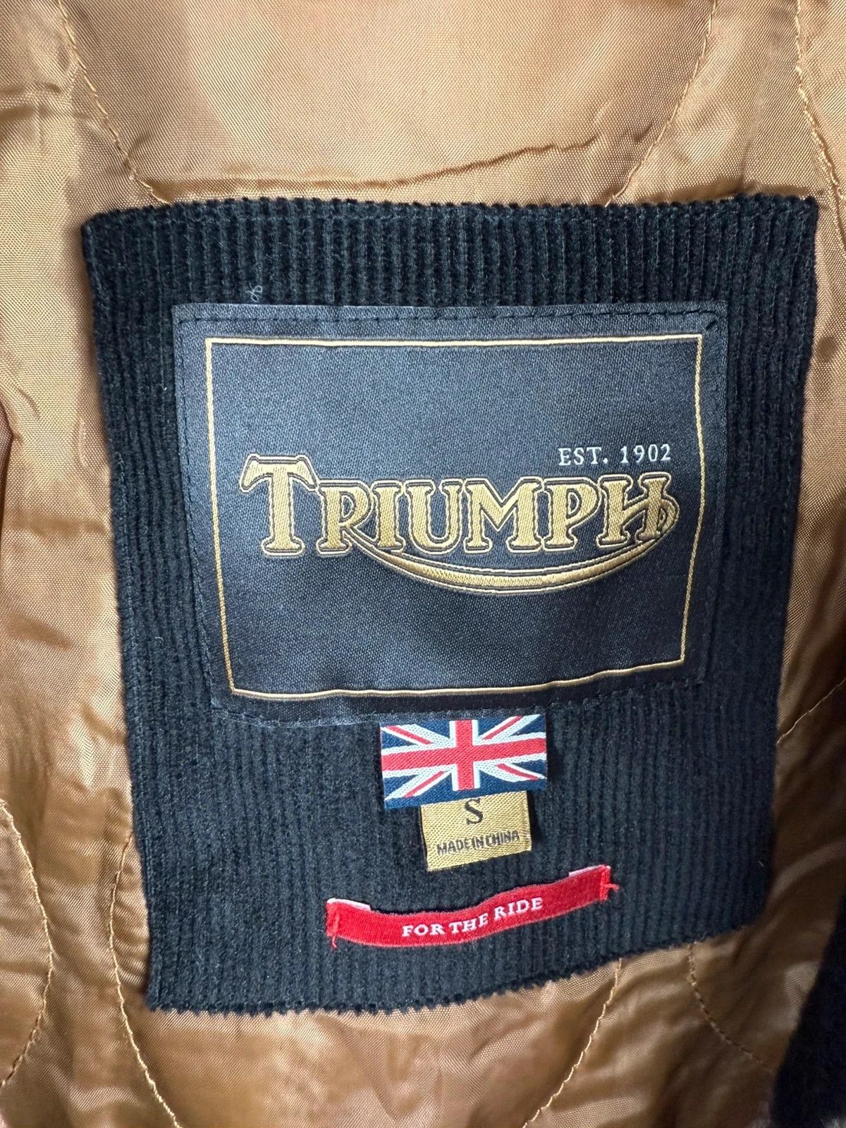 Other Triumph Motorcycles Plaid Wool Bomber Jacket size S Size US S / EU 44-46 / 1 - 3 Thumbnail