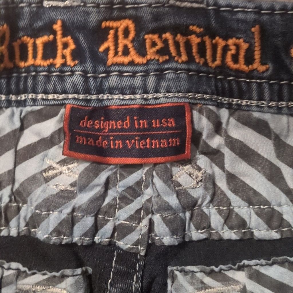 Rock Revival Rock Revival Haile Mid Rise Skinny Jeans Size 27 Size 27" / US 4 / IT 40 - 6 Thumbnail