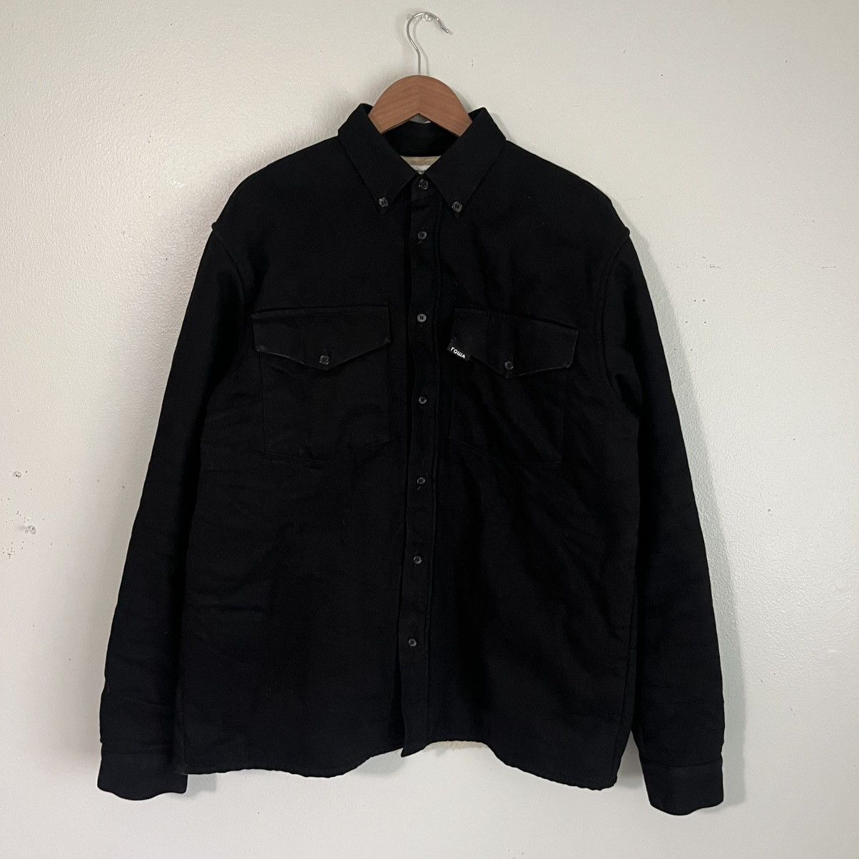 Gosha Rubchinskiy Shearling-Lined Denim Shirt Size US L / EU 52-54 / 3 - 6 Thumbnail