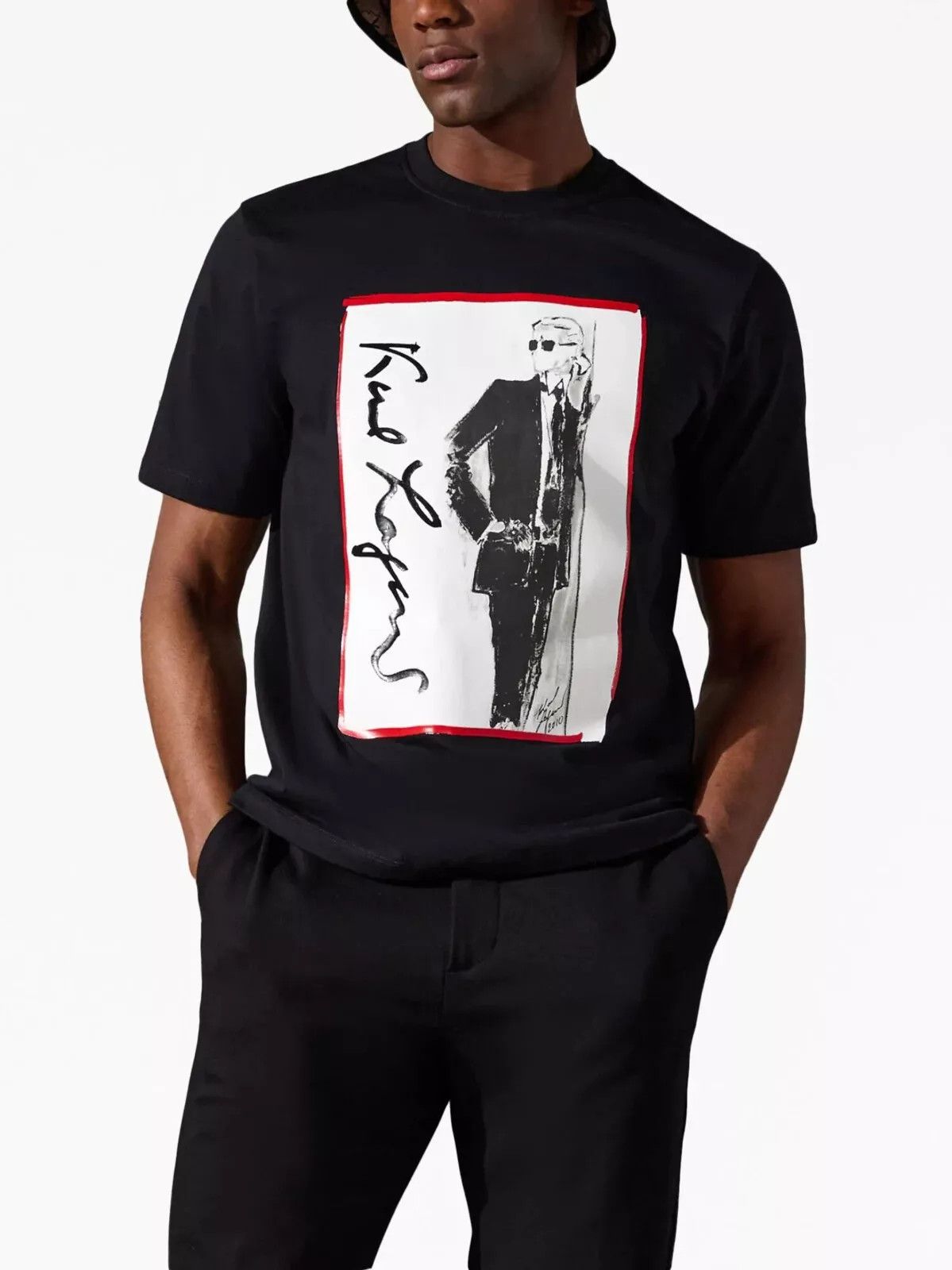 Karl Lagerfeld Karl Lagerfeld: Limited Edition Print T-Shirt (Size: M) Size US M / EU 48-50 / 2 - 4 Thumbnail