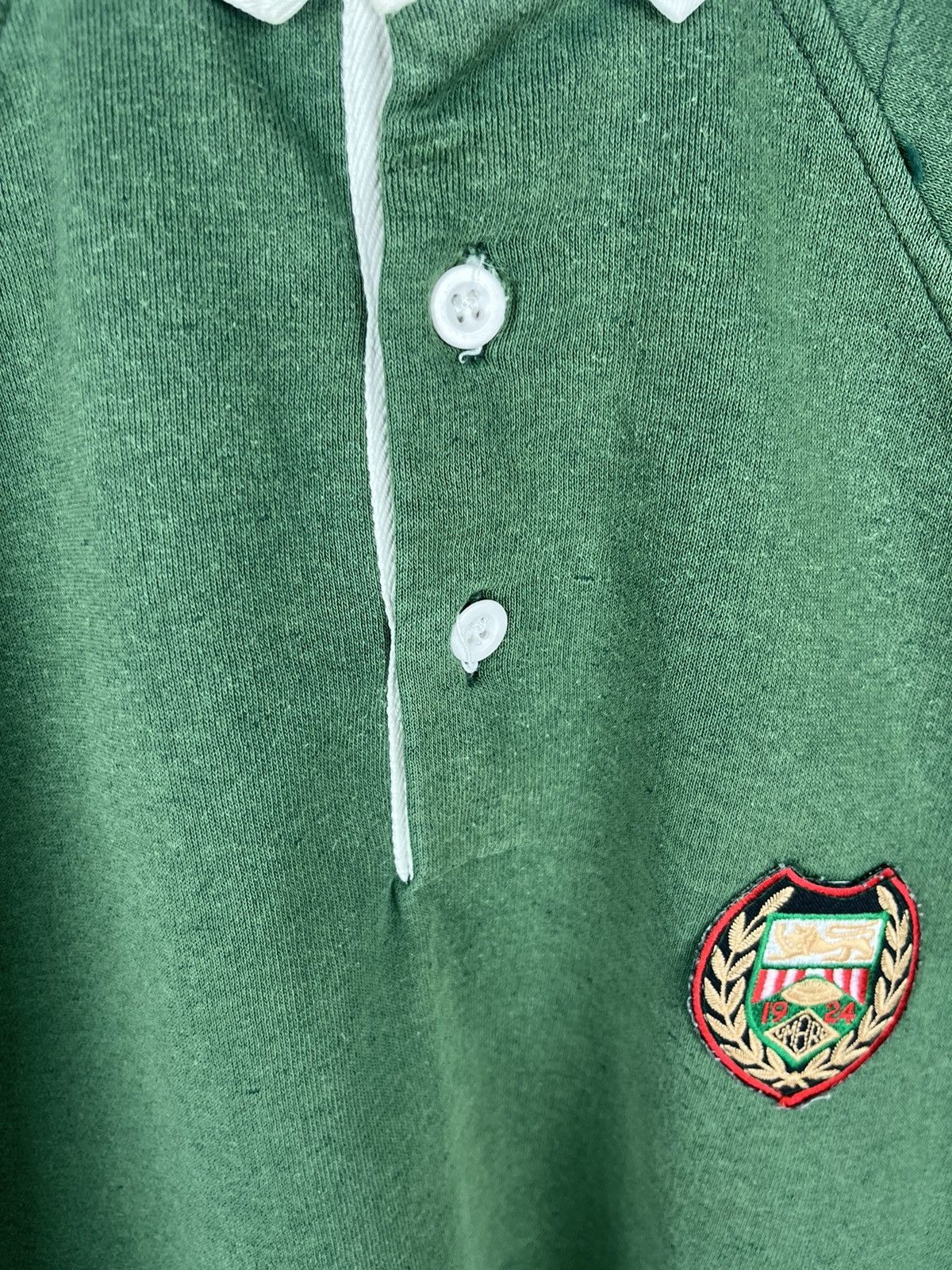 Umbro Vintage Umbro Rugby 1924 Collared Button Sweatshirt Rare Size US S / EU 44-46 / 1 - 6 Thumbnail