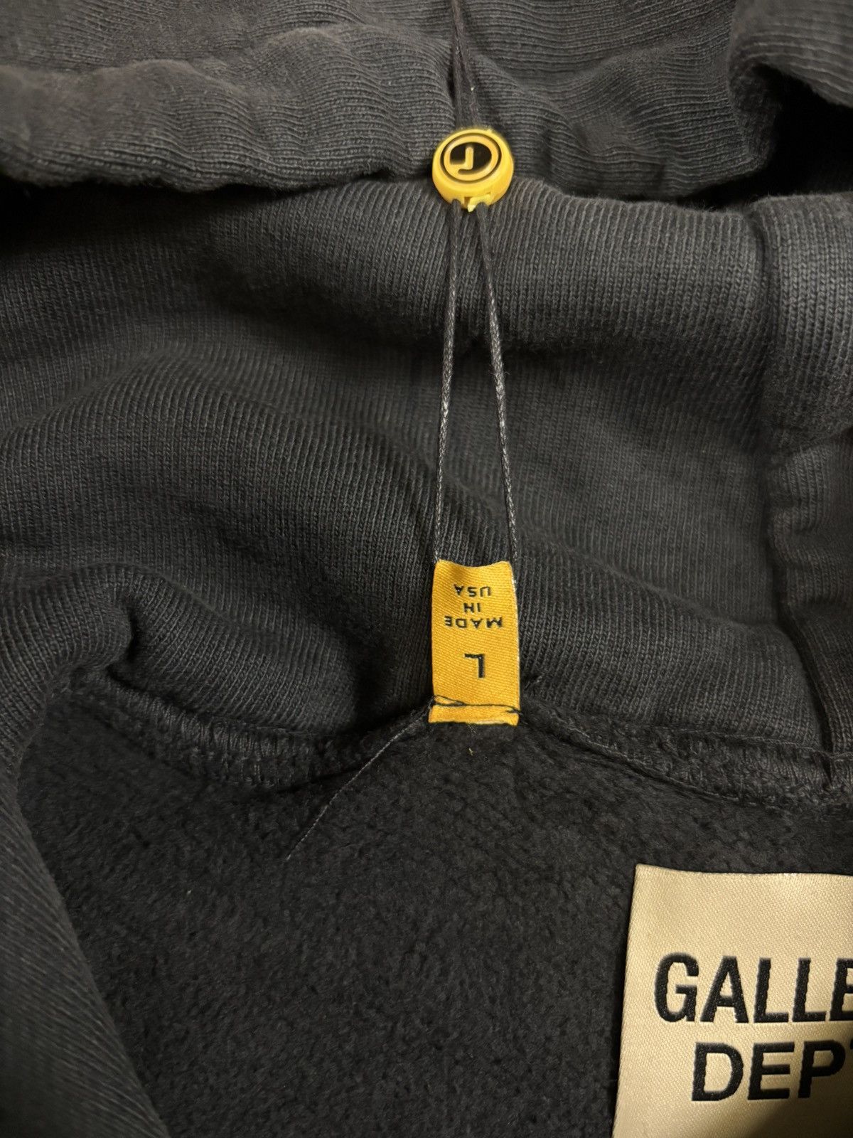 Gallery Dept. Gallery Dept Dept de la Gallery Hoodie, Black Size US L / EU 52-54 / 3 - 8 Thumbnail