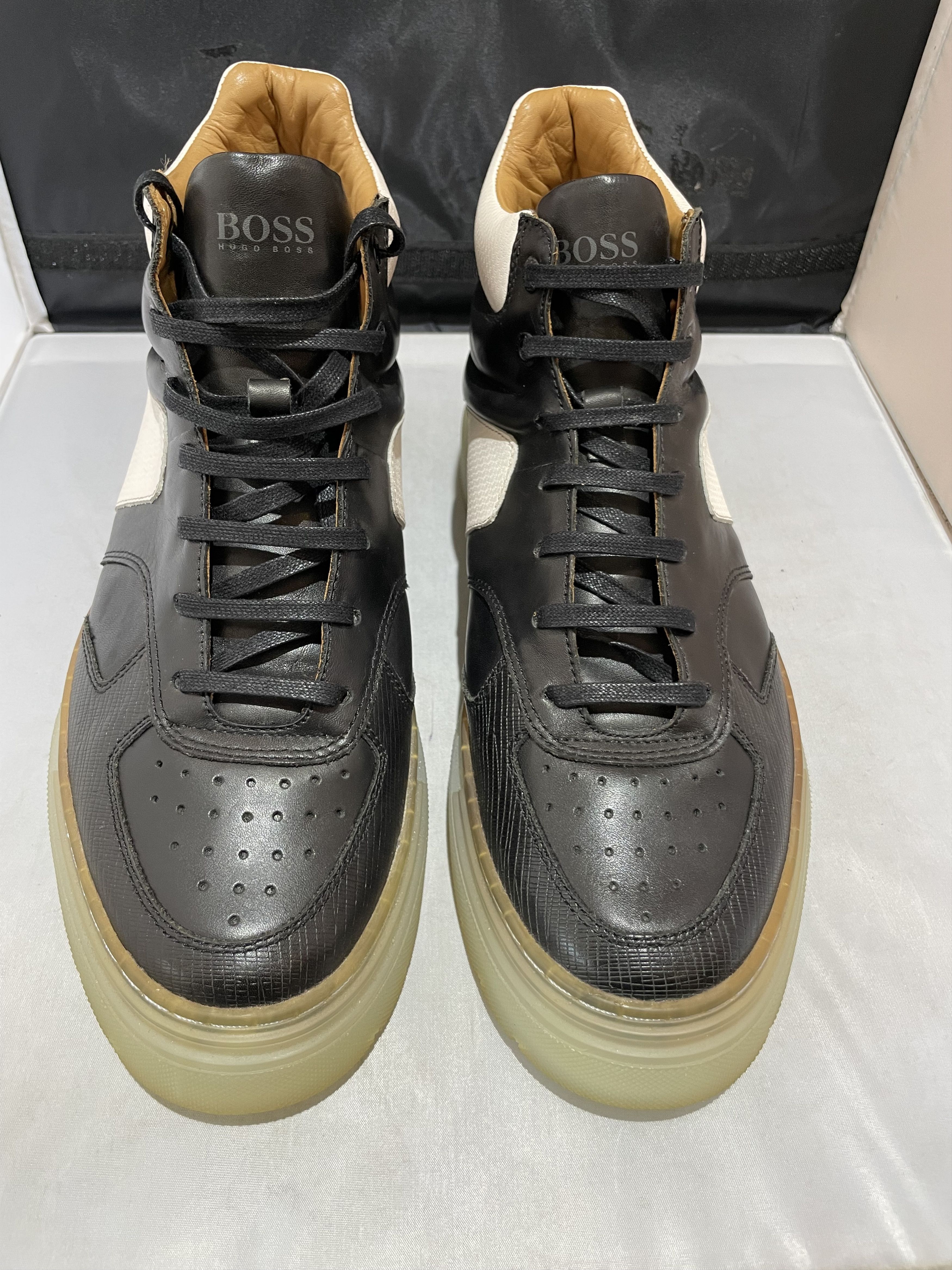 Hugo Boss Hugo Boss 'Black/White' 50397625 Size US 9 / EU 42 - 3 Thumbnail