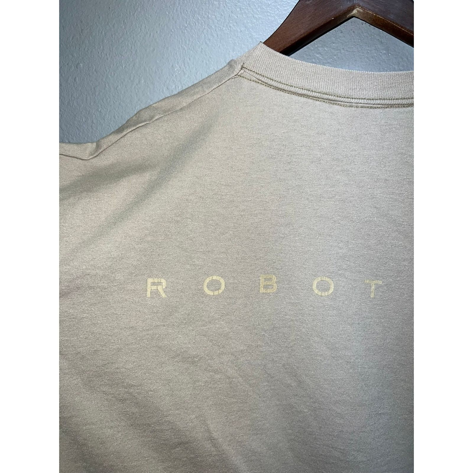 Fruit Of The Loom Vintage Bulletproof Shirt Robotics Brown tee 90s 1990s XL Size US XL / EU 56 / 4 - 7 Thumbnail
