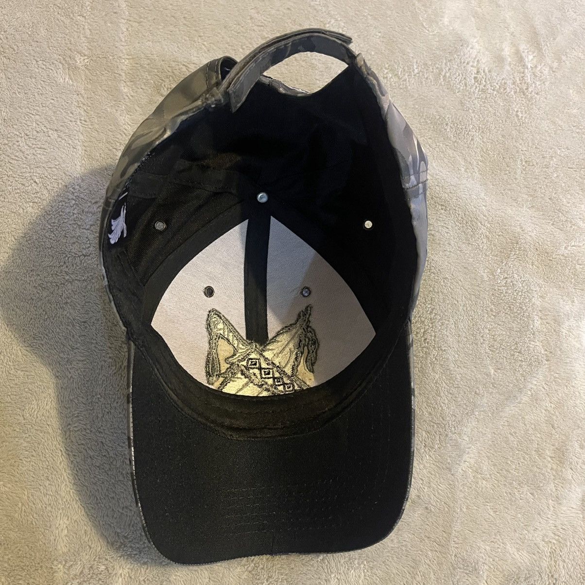 Other Black Eagle Cap Men One Size Gray Hat Camo Adjustable Size ONE SIZE - 5 Thumbnail