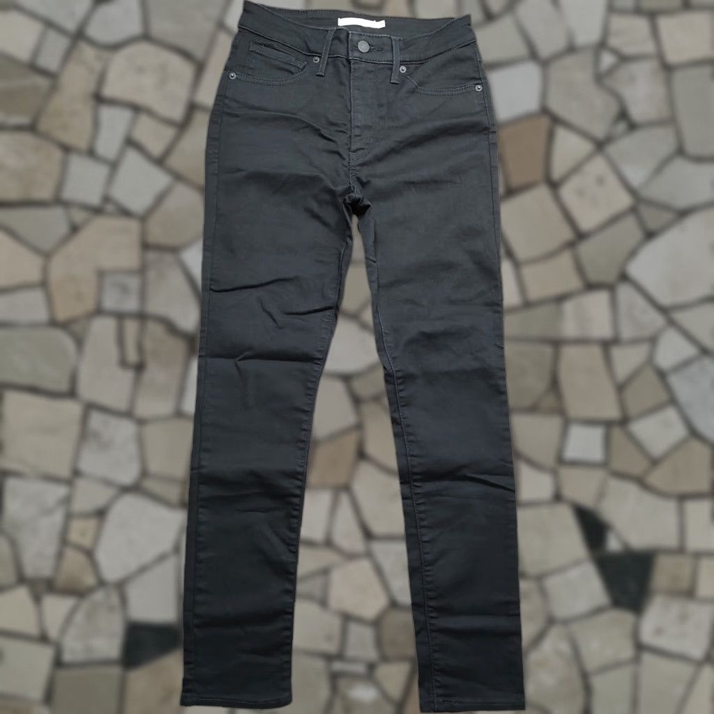 Levi's Levi's 721 High Rise Skinny Jeans Womens 28 Inseam Black Denim Slim 5-Pocket City 90s Rock Mens? Size 28" / US 6 / IT 42 - 1 Thumbnail
