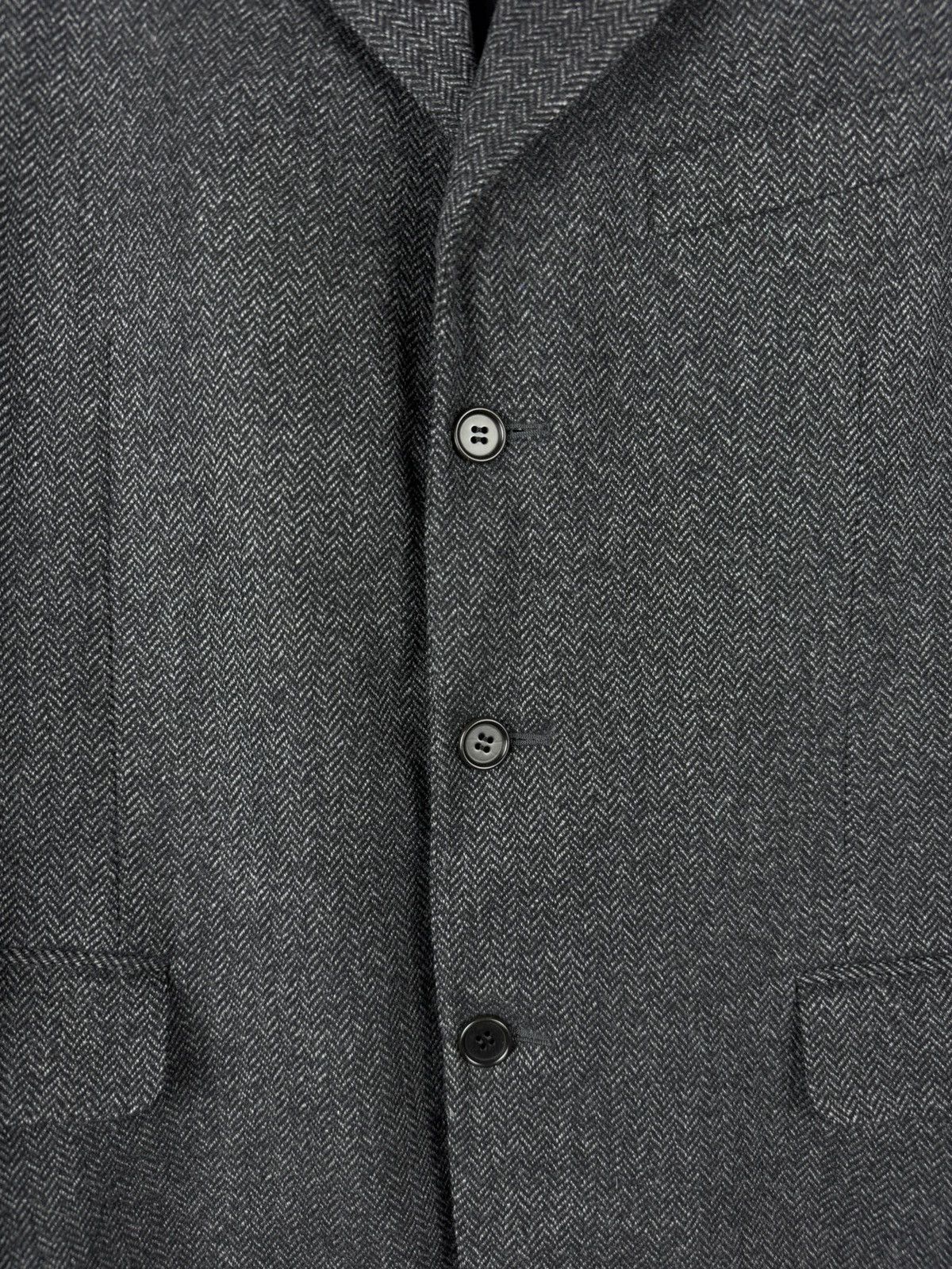 Canali Canali men’s herringbone wool tweed blazer jacket sportcoat Size 42R - 7 Thumbnail