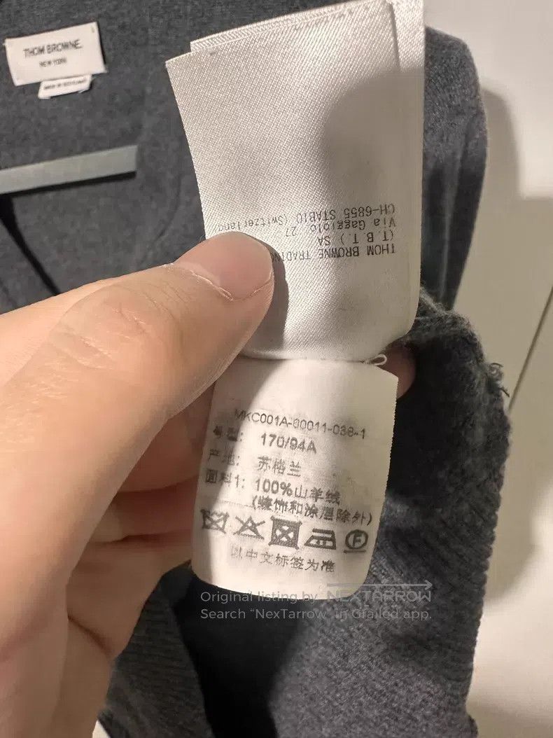 Thom Browne Thom Browne Cashmere Cardigan Size US S / EU 44-46 / 1 - 5 Thumbnail