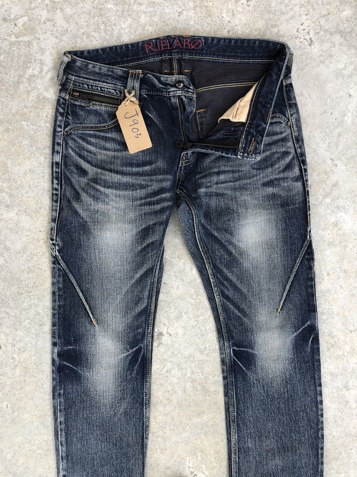 If Six Was Nine Japanese Rielabo Flared Jeans Distressed Jeans Size US 32 / EU 48 - 4 Thumbnail