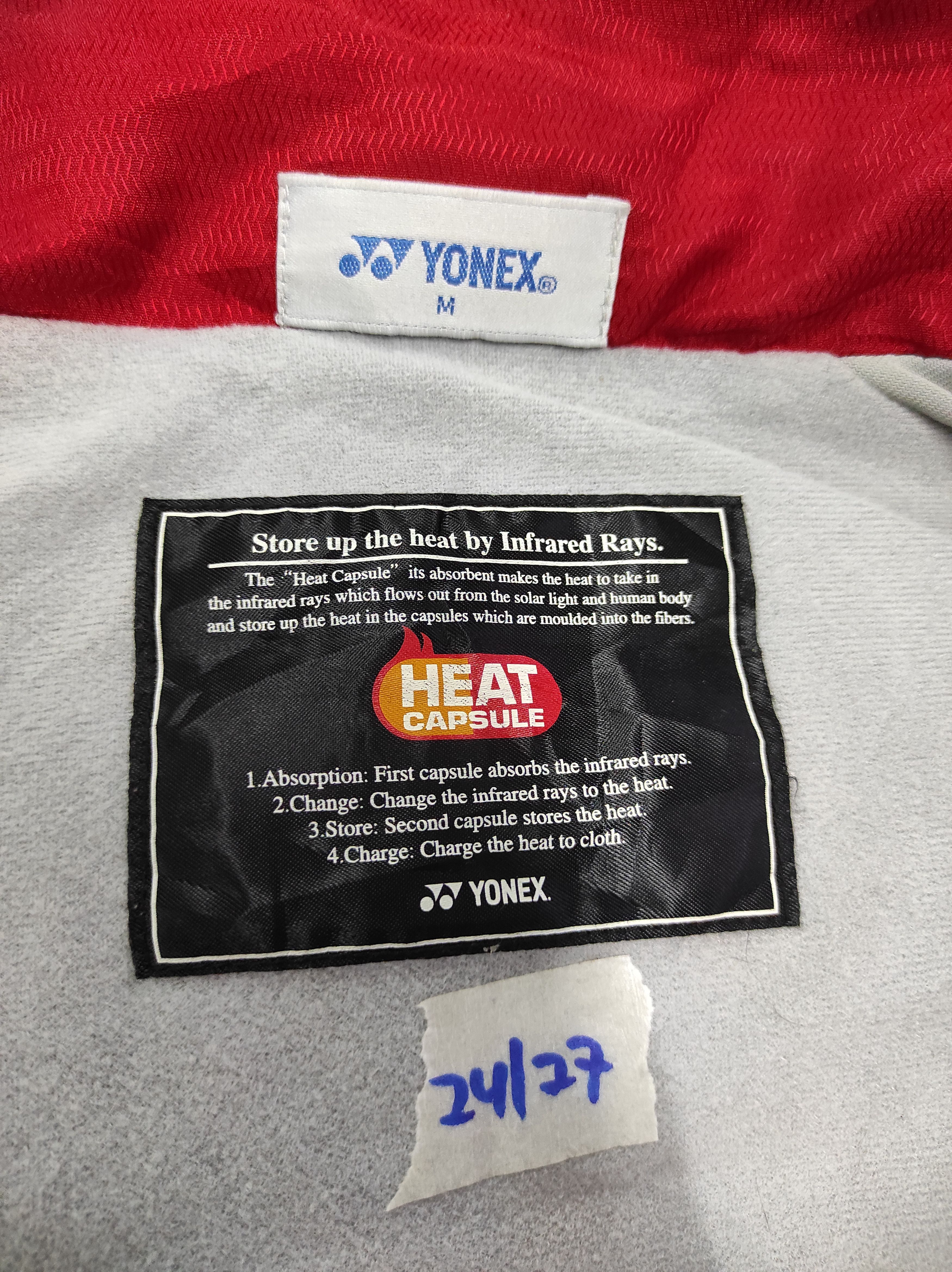 Japanese Brand YONEX HEAT CAPSULE MULTICOLOUR LIGHT JACKET HOODED Size US M / EU 48-50 / 2 - 8 Thumbnail