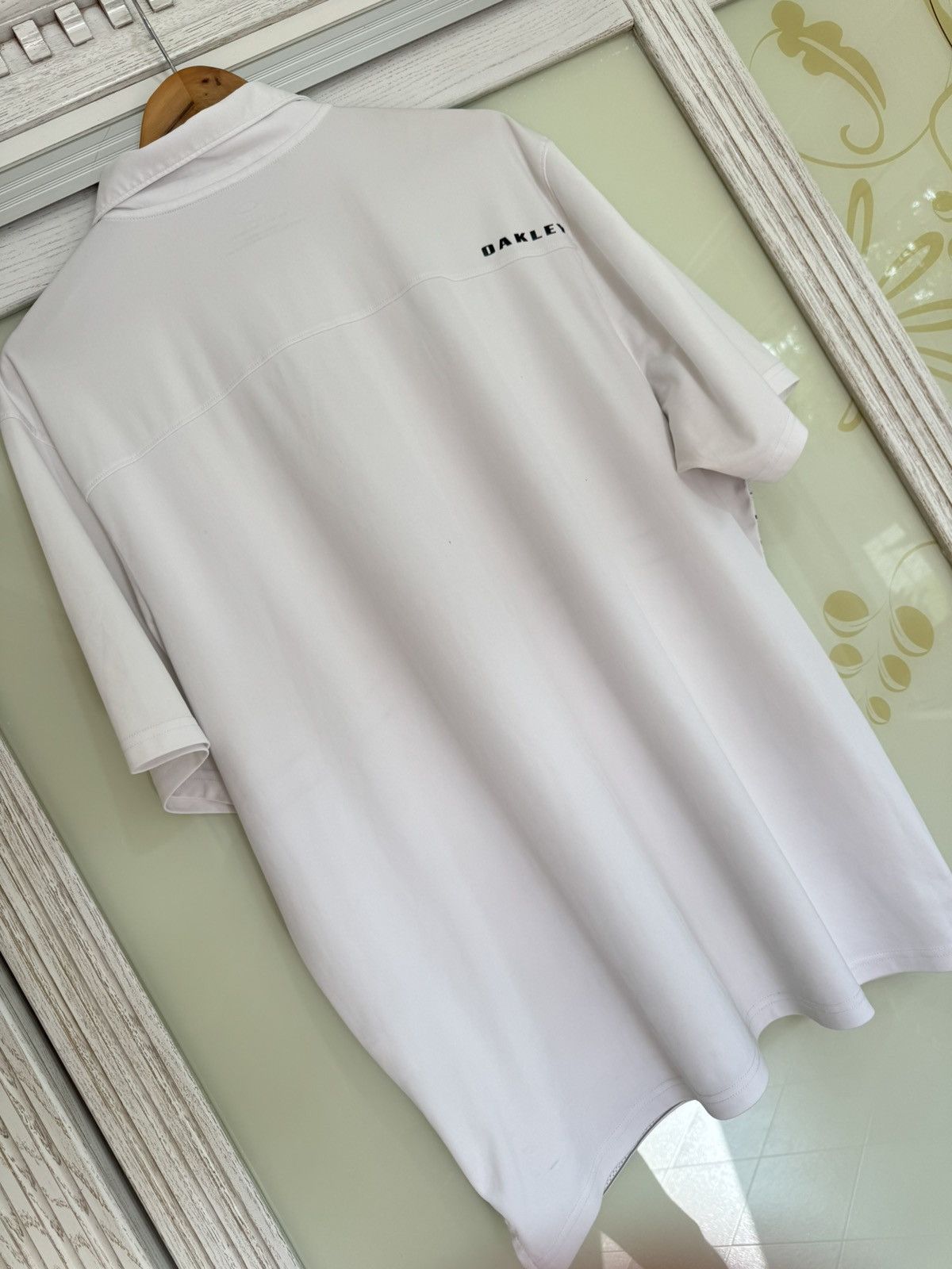 Oakley Oakley High Crest White Polo T-shirt Tee Size US XXL / EU 58 / 5 - 10 Thumbnail