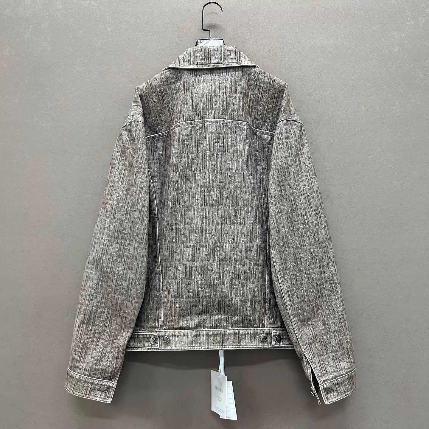 Fendi Fendi All Over Monogram Denim Jacket 52 Size US L / EU 52-54 / 3 - 2 Thumbnail