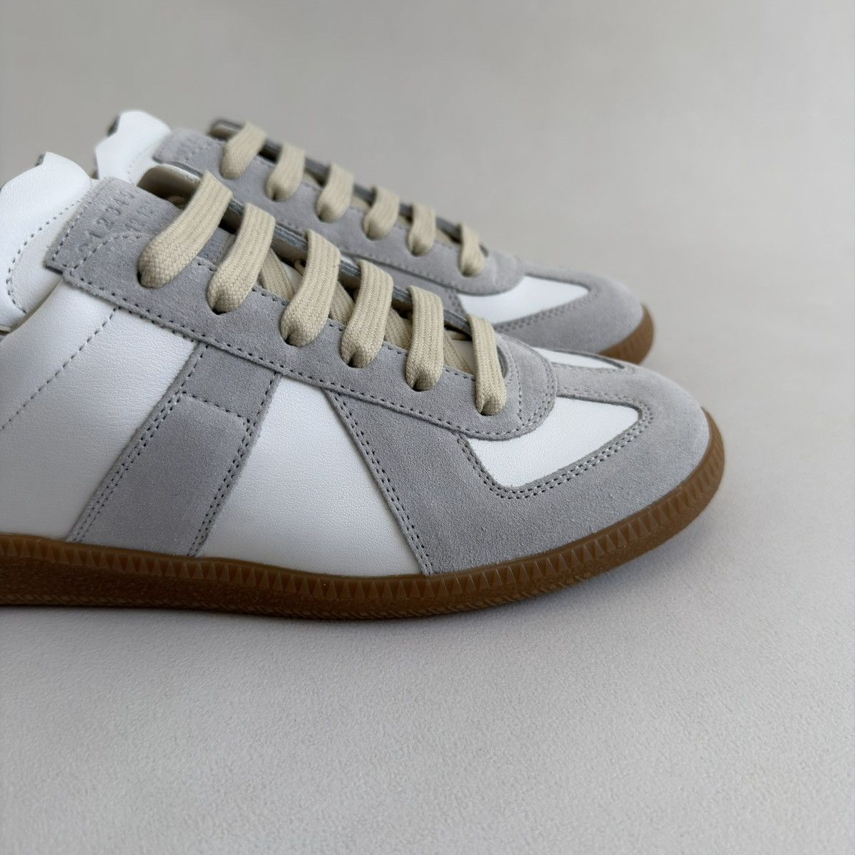 Maison Margiela S/S 21 White Leather ‘Mule’ GAT Sneakers Size US 8.5 / IT 38.5 - 14 Thumbnail