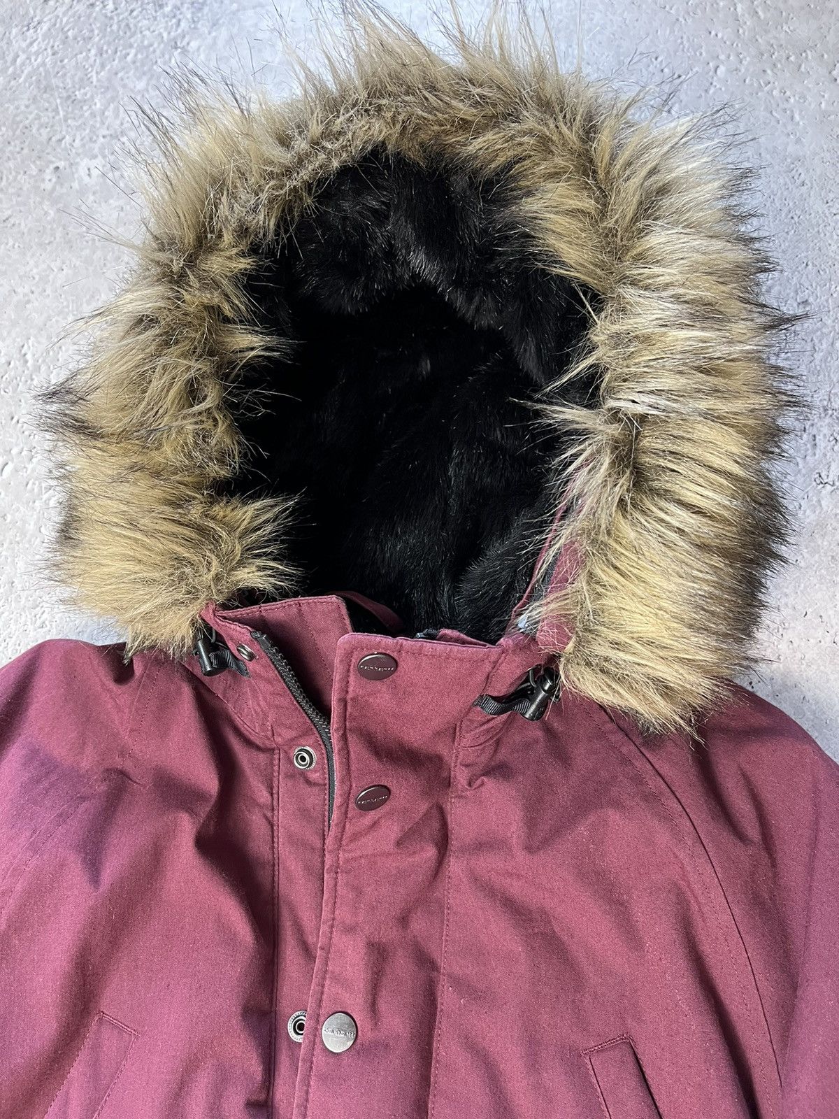 Carhartt × If Six Was Nine × Vintage Carhartt Vintage cold parka Jacket with furry hoodie Size US S / EU 44-46 / 1 - 4 Thumbnail