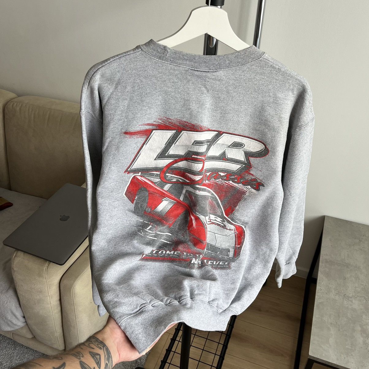 Vintage Vintage Racing Welcome To The Next Level Sweatshirt Size US M / EU 48-50 / 2 - 1 Thumbnail