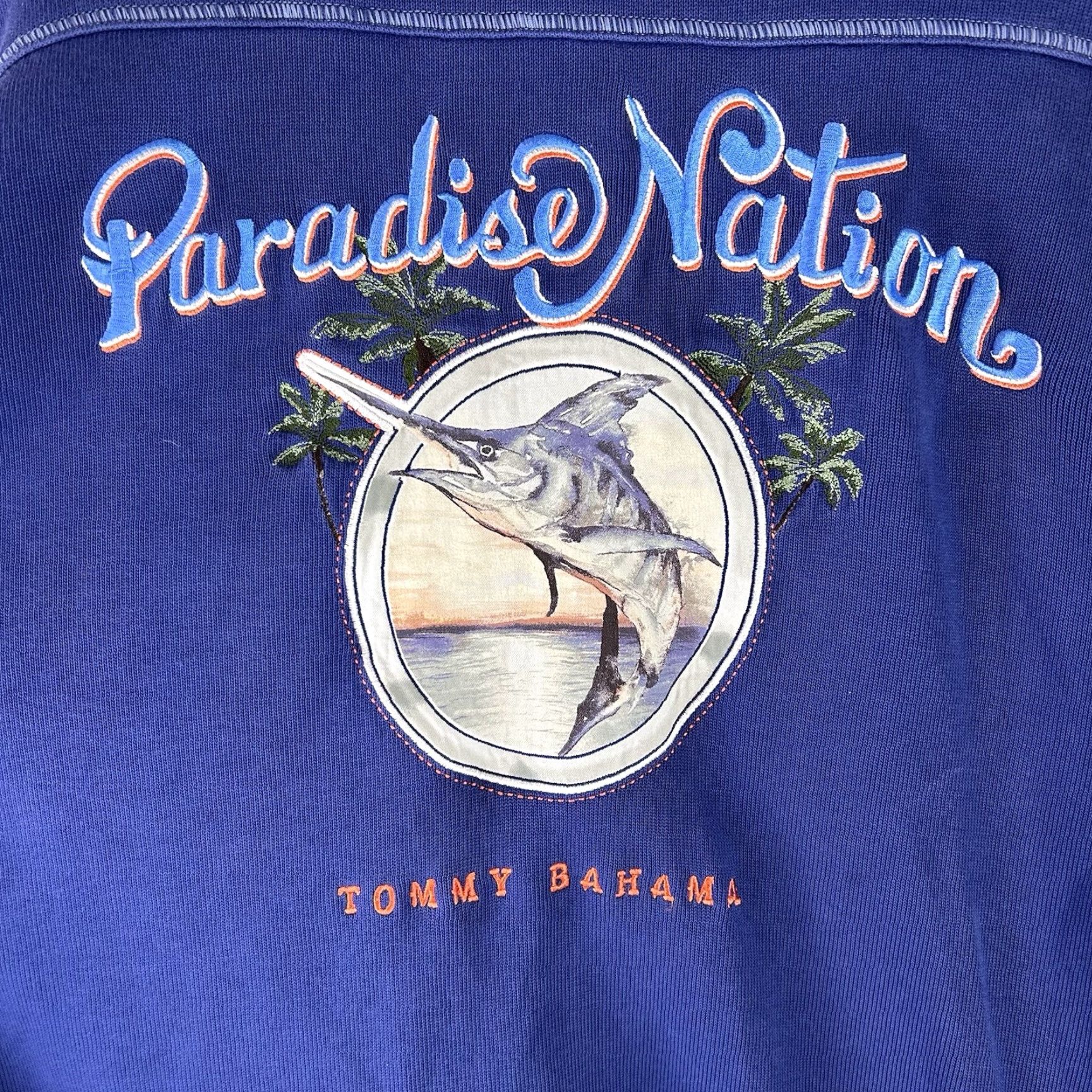 Tommy Bahama Tommy Bahama Pullover Sweatshirt 3XL Blue Men’s Knit Quarter Zip Relaxed Oceanic Vacation Nautical Beach Classic Outdoor Preppy Tropical Size US XXL / EU 58 / 5 - 2 Thumbnail