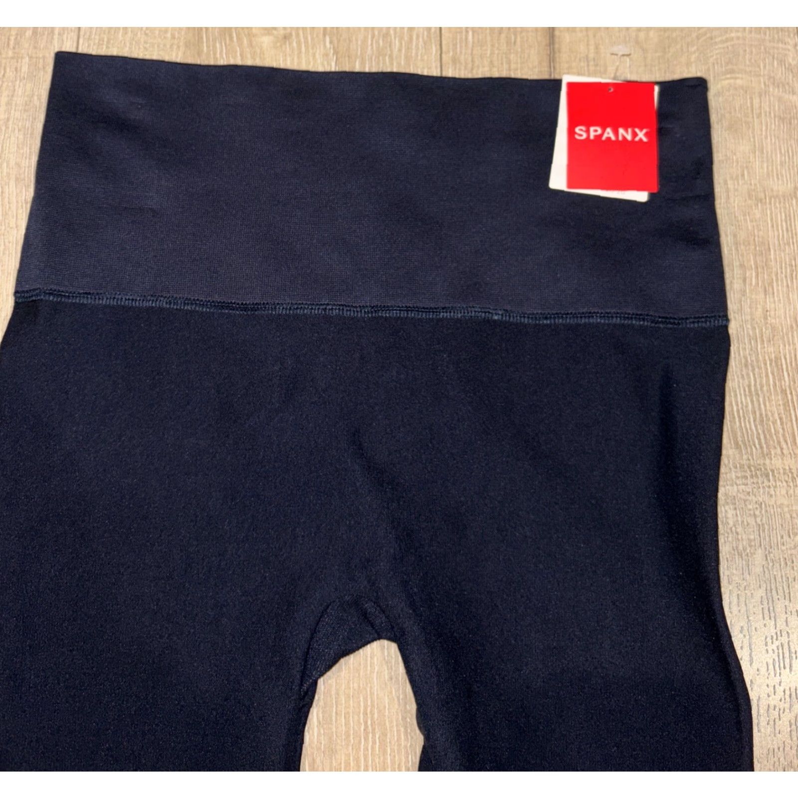 Spanx Spanx Women Small Moto Leggings Slimming Tummy Control Indigo Blue Activewear Ankle NWT Size 28" / US 6 / IT 42 - 5 Thumbnail