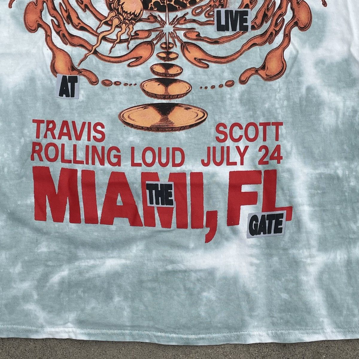 Travis Scott Rare travis scott rolling loud miami merch t shirt tie dye Size US M / EU 48-50 / 2 - 8 Thumbnail