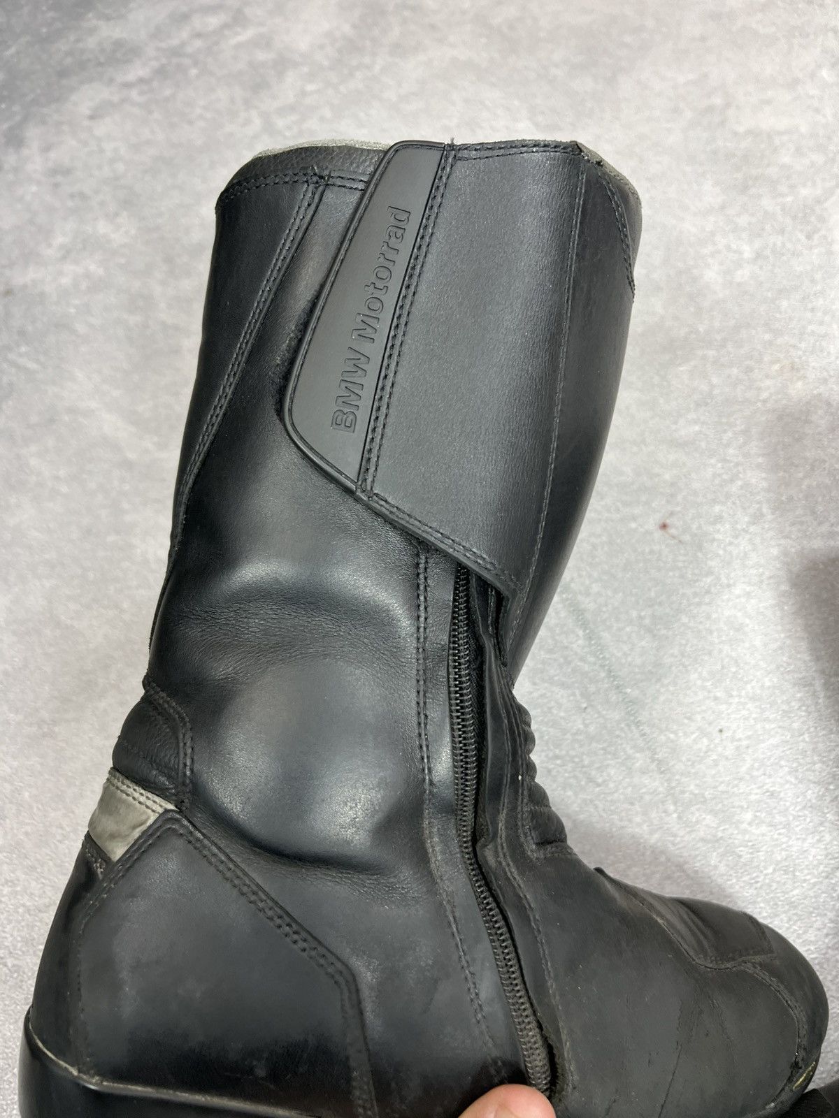 BMW VTG BMW LEATHER GUIDI KMRII STYLE BOOTS Size US 7 / EU 40 - 4 Thumbnail