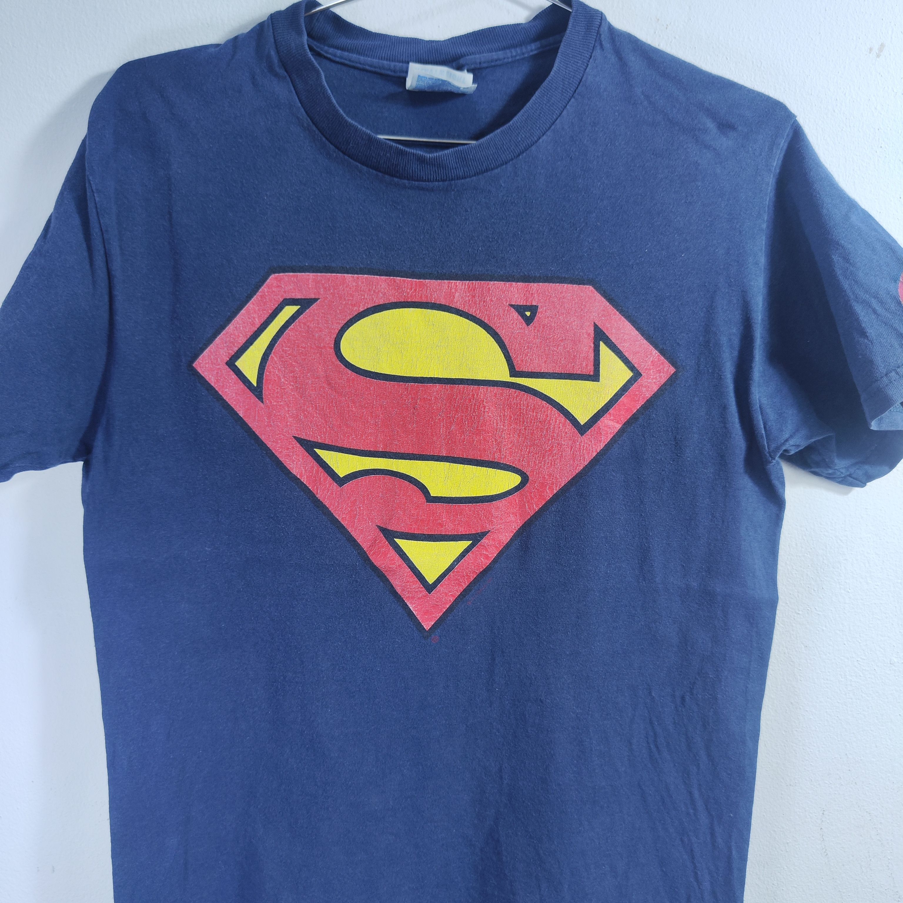 Hanes Vintage 1998 T shirt DC Comics Superman Design Size US M / EU 48-50 / 2 - 2 Thumbnail