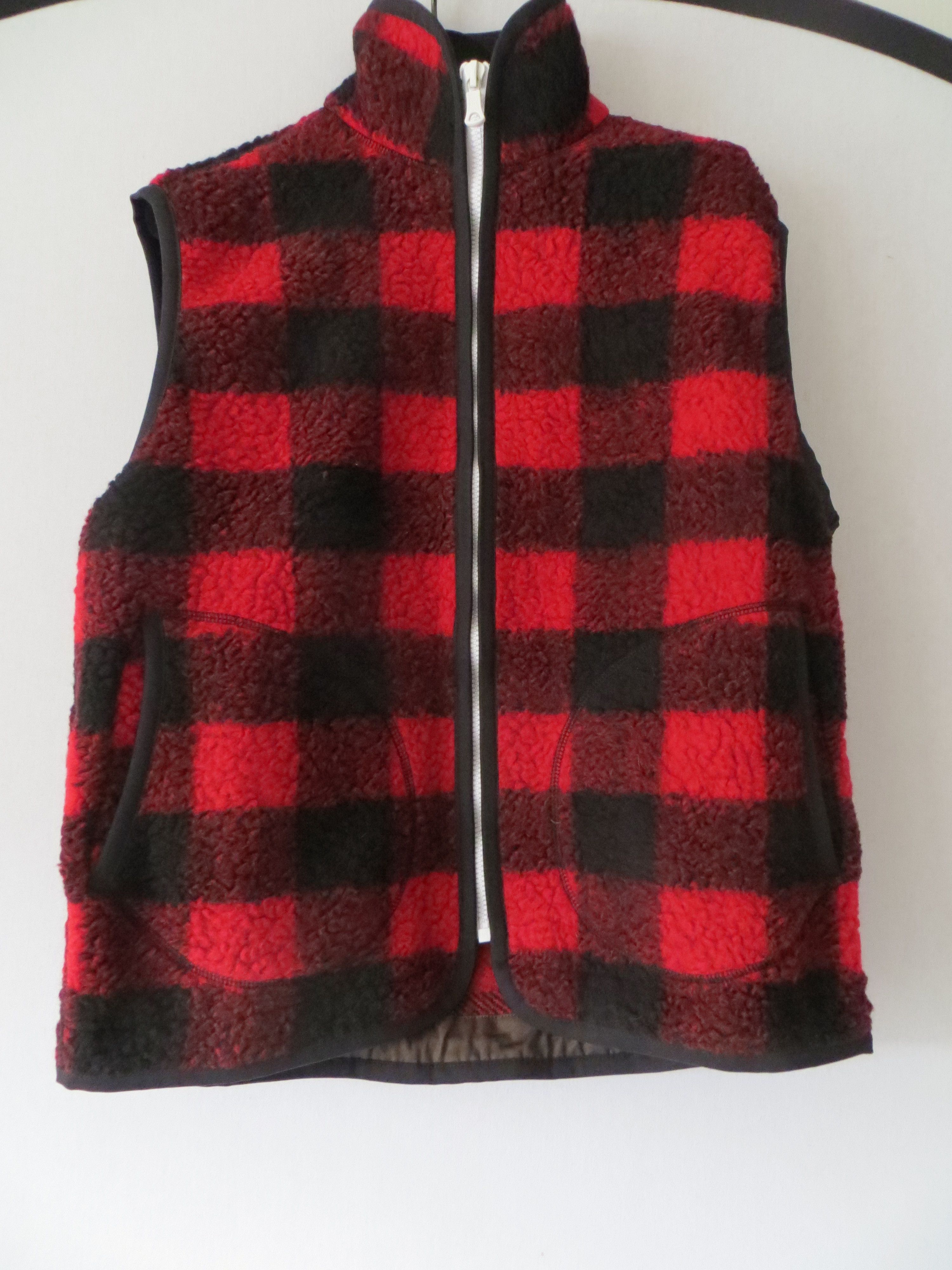 Drake's RED BUFFALO CHECK FLEECE JACKET Size US M / EU 48-50 / 2 - 6 Thumbnail