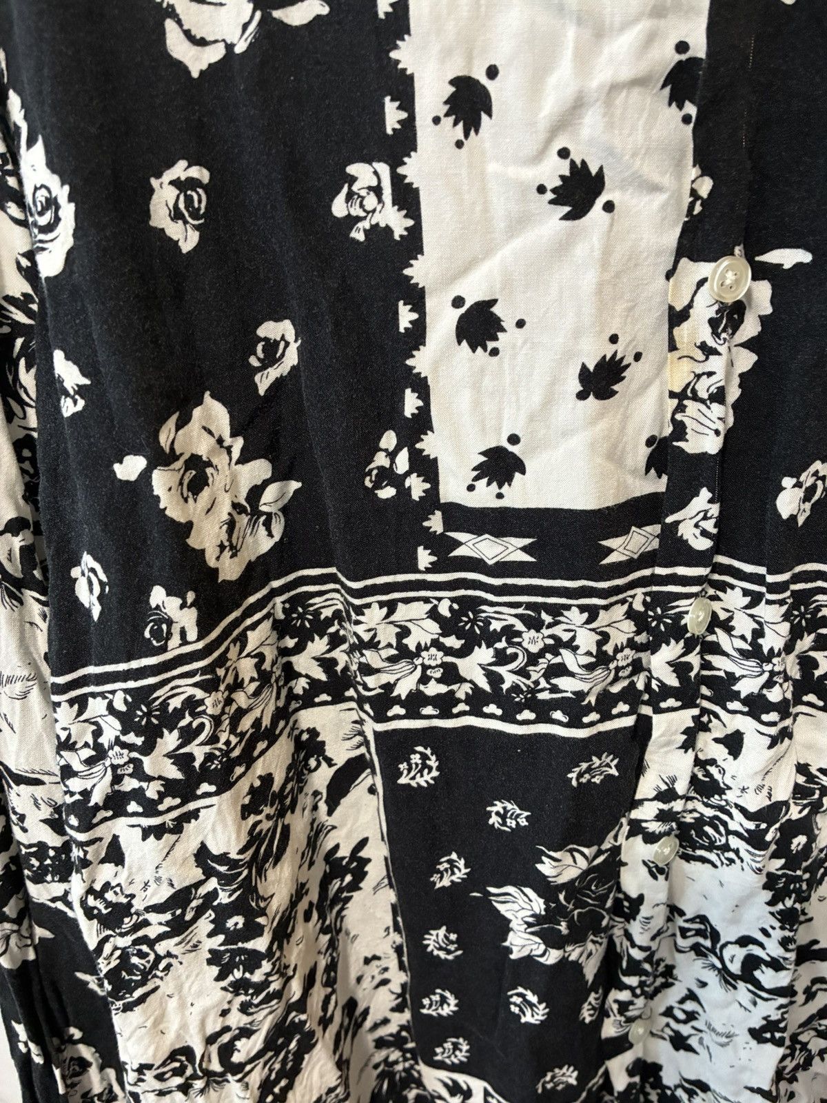 Supreme Supreme SS16 Black Rayon Paisley button up bandana Size US M / EU 48-50 / 2 - 4 Thumbnail