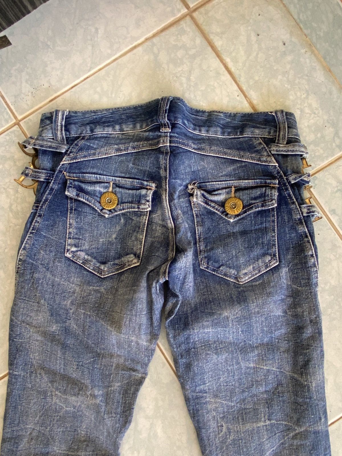 If Six Was Nine Dig Deef Distressed Punk Pants - look like hysteric glamour Size 31" - 11 Thumbnail