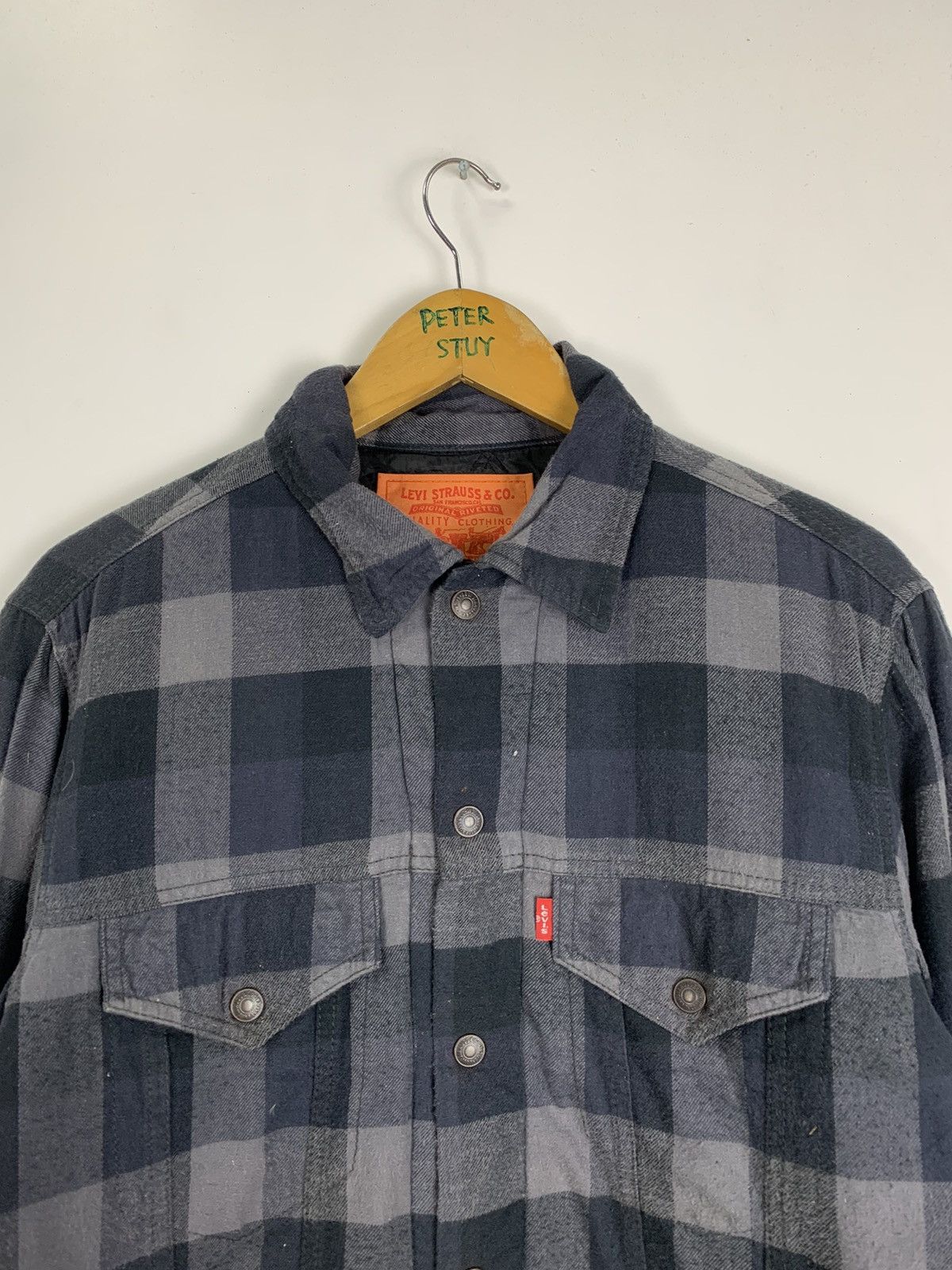 Flannel × Levi's × Vintage Vintage Levis flannel jacket Size US L / EU 52-54 / 3 - 3 Thumbnail