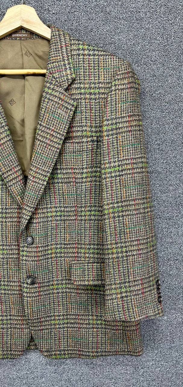 Givenchy Vintage Givenchy Luxury Wool Blazer Coat Jacket Size US M / EU 48-50 / 2 - 4 Thumbnail