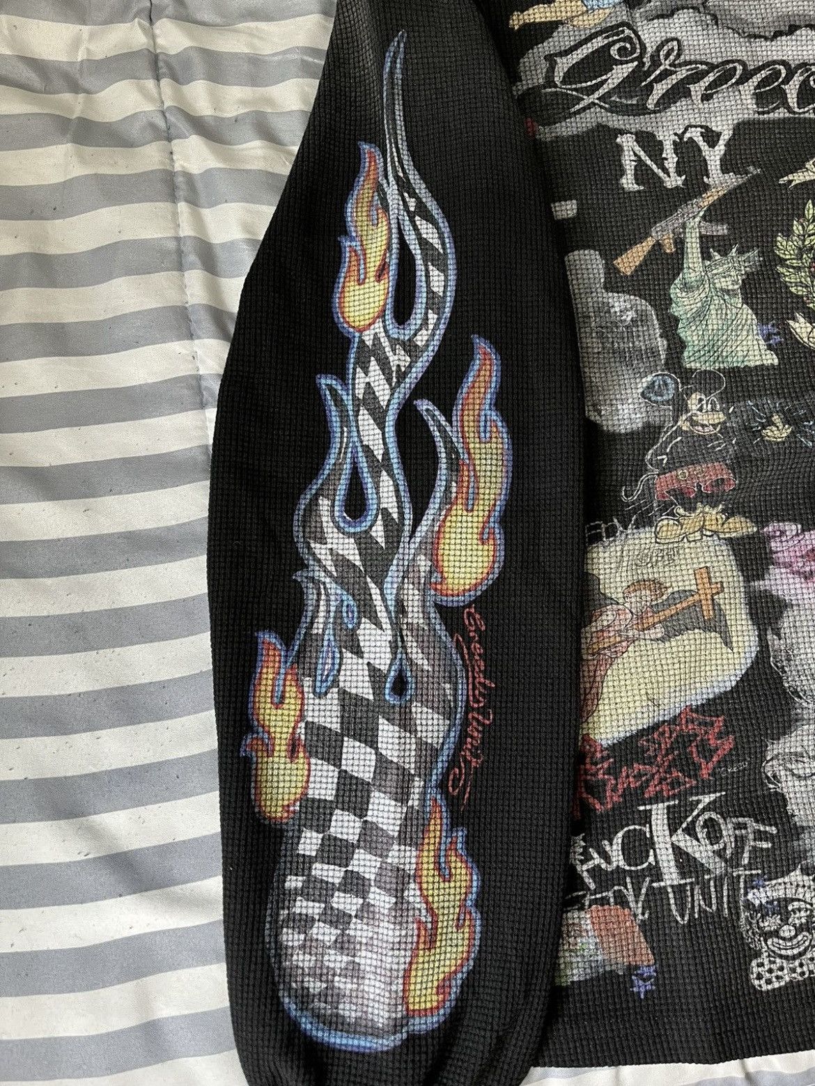 Greedy Unit *unworn*Greedy Unit black all over thermal print Size US L / EU 52-54 / 3 - 3 Thumbnail
