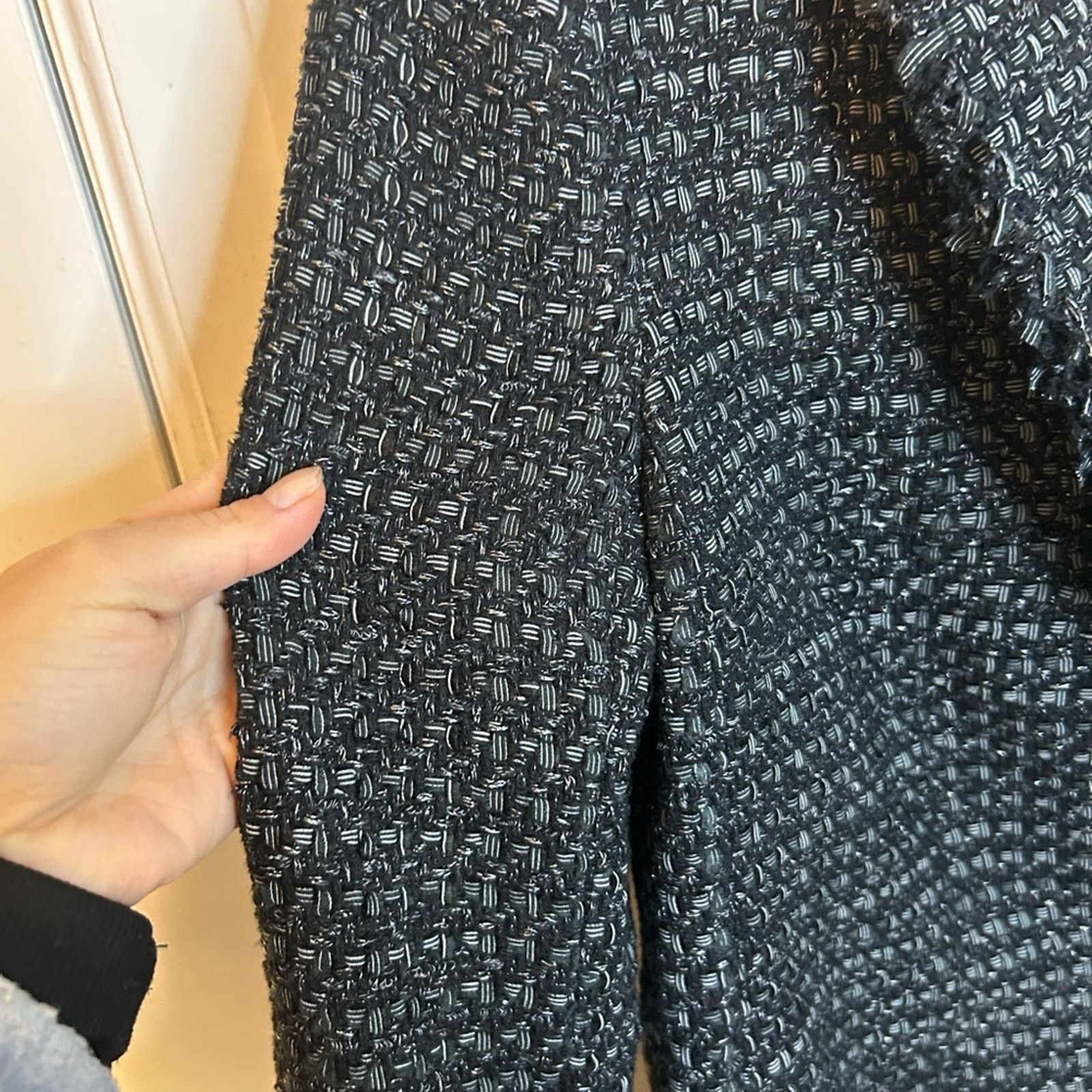 Akris Akris Punto Metallic Tweed Blazer Size M / US 6-8 / IT 42-44 - 6 Thumbnail