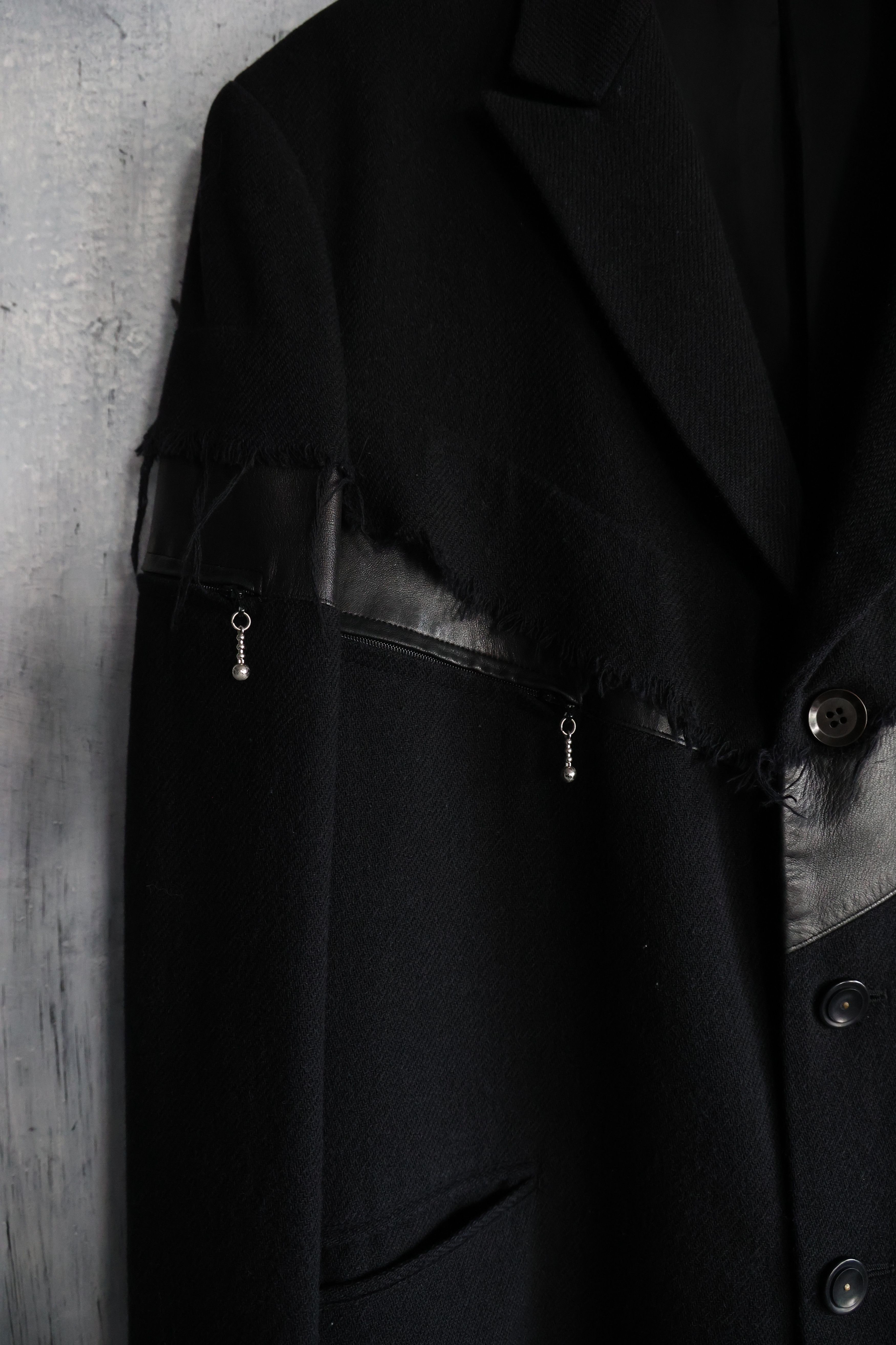 Yohji Yamamoto VERY RARE yohji yamamoto pour homme blazer 05aw Size US M / EU 48-50 / 2 - 7 Thumbnail