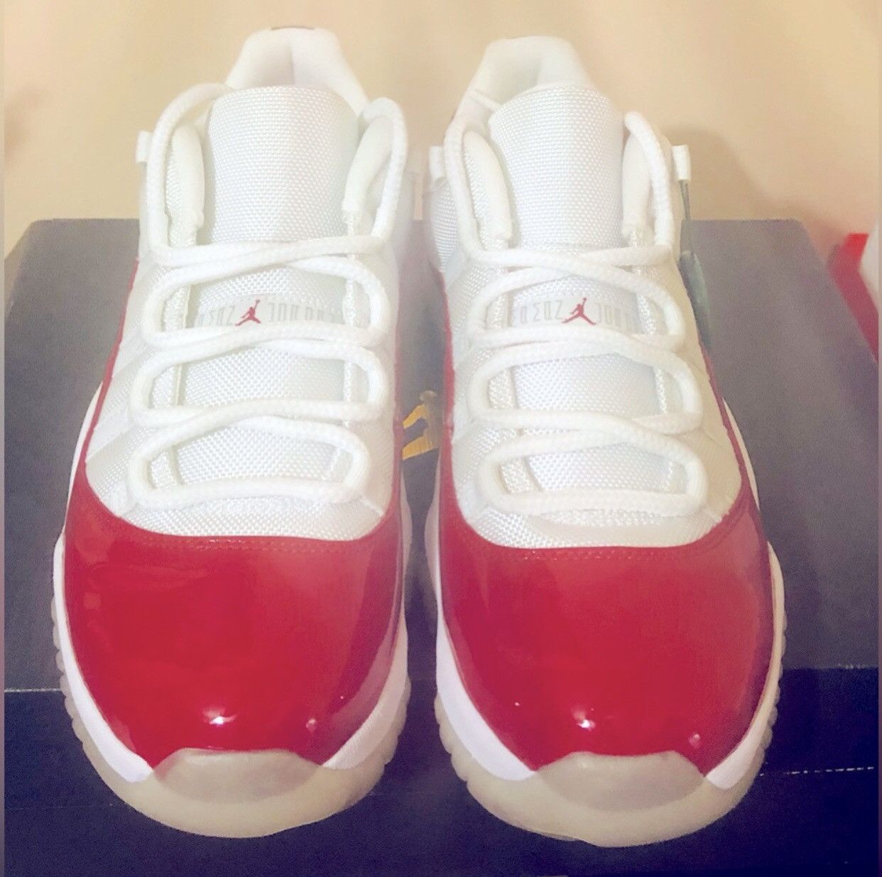 Jordan Brand Jordan 11 Low Cherry Retro - Exclusive limited stock Size US 9.5 / EU 42-43 - 4 Thumbnail