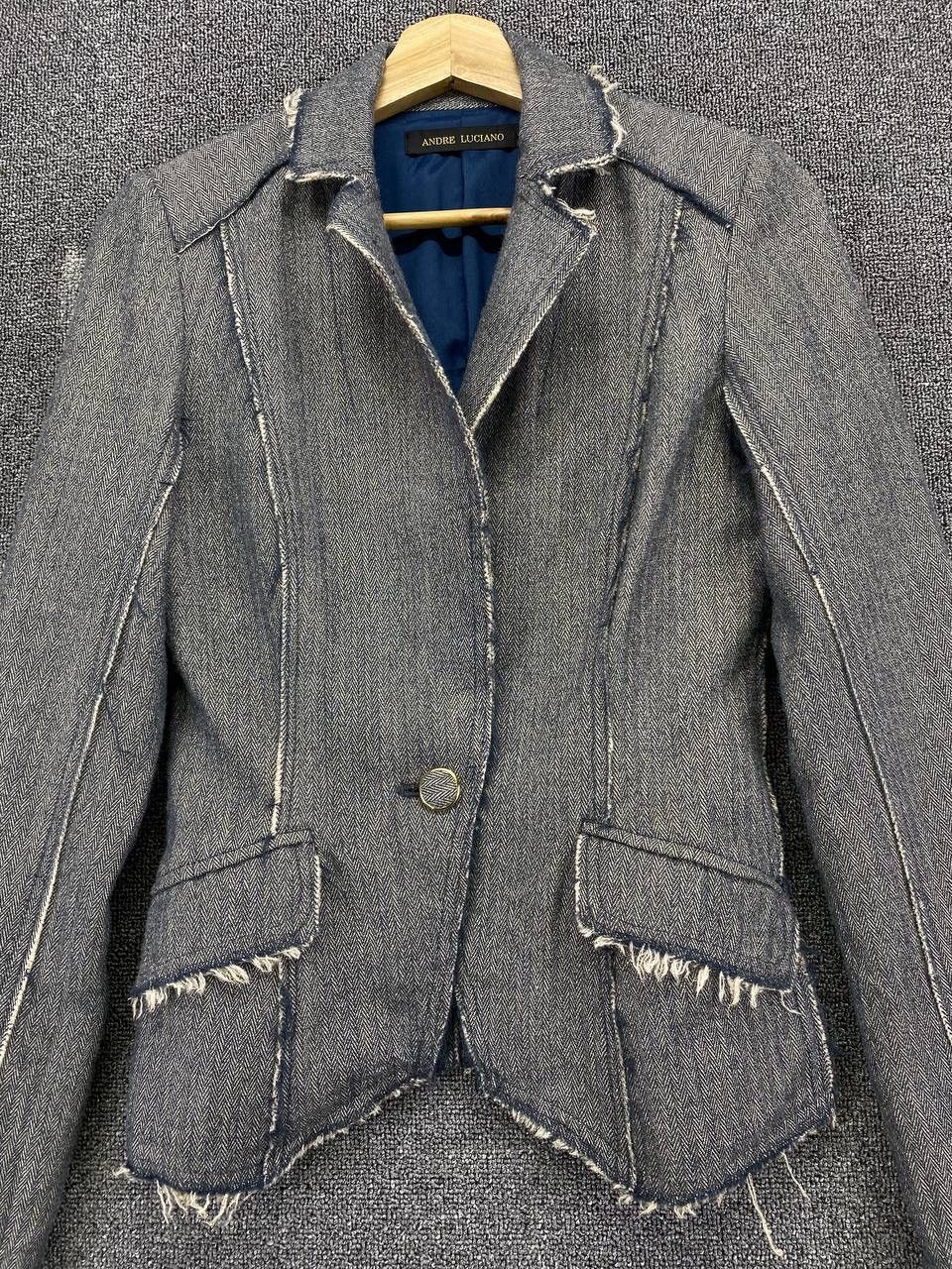 Andreluciano Vintage Andreluciano Punk Style Wool Coat jacket Size S / US 4 / IT 40 - 5 Thumbnail