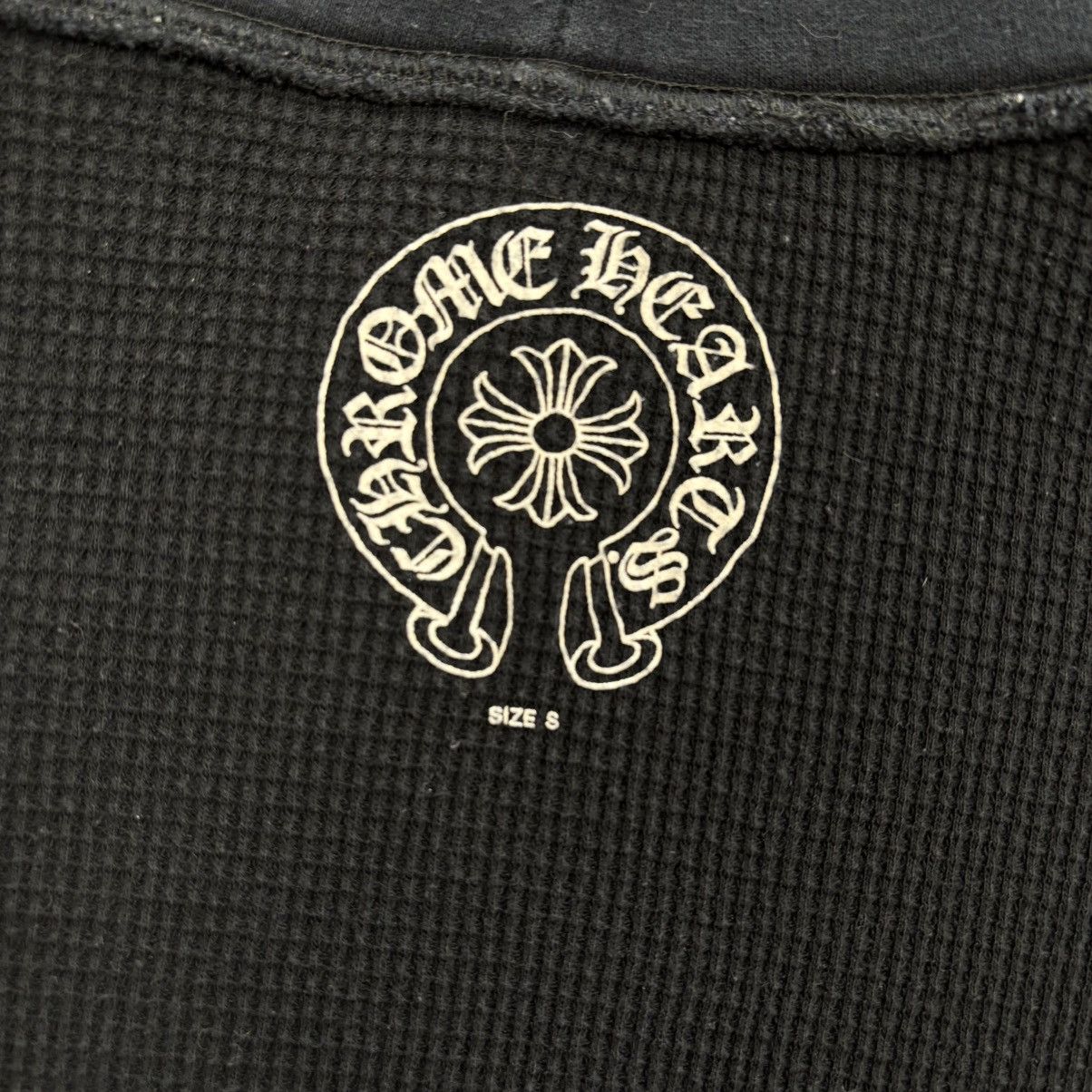 Chrome Hearts Vintage Chrome Hearts Gold Thermal Zip-Up Hoodie - Small Size US S / EU 44-46 / 1 - 4 Thumbnail