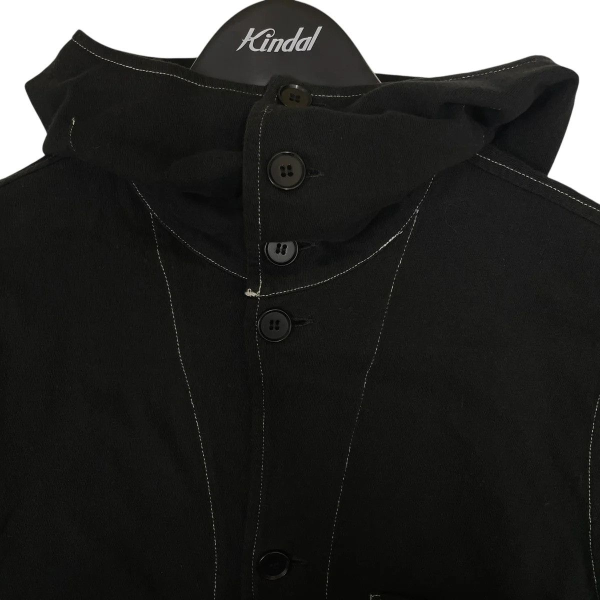 Yohji Yamamoto SS02 Contrast Stitch Hoodie Size US M / EU 48-50 / 2 - 3 Thumbnail