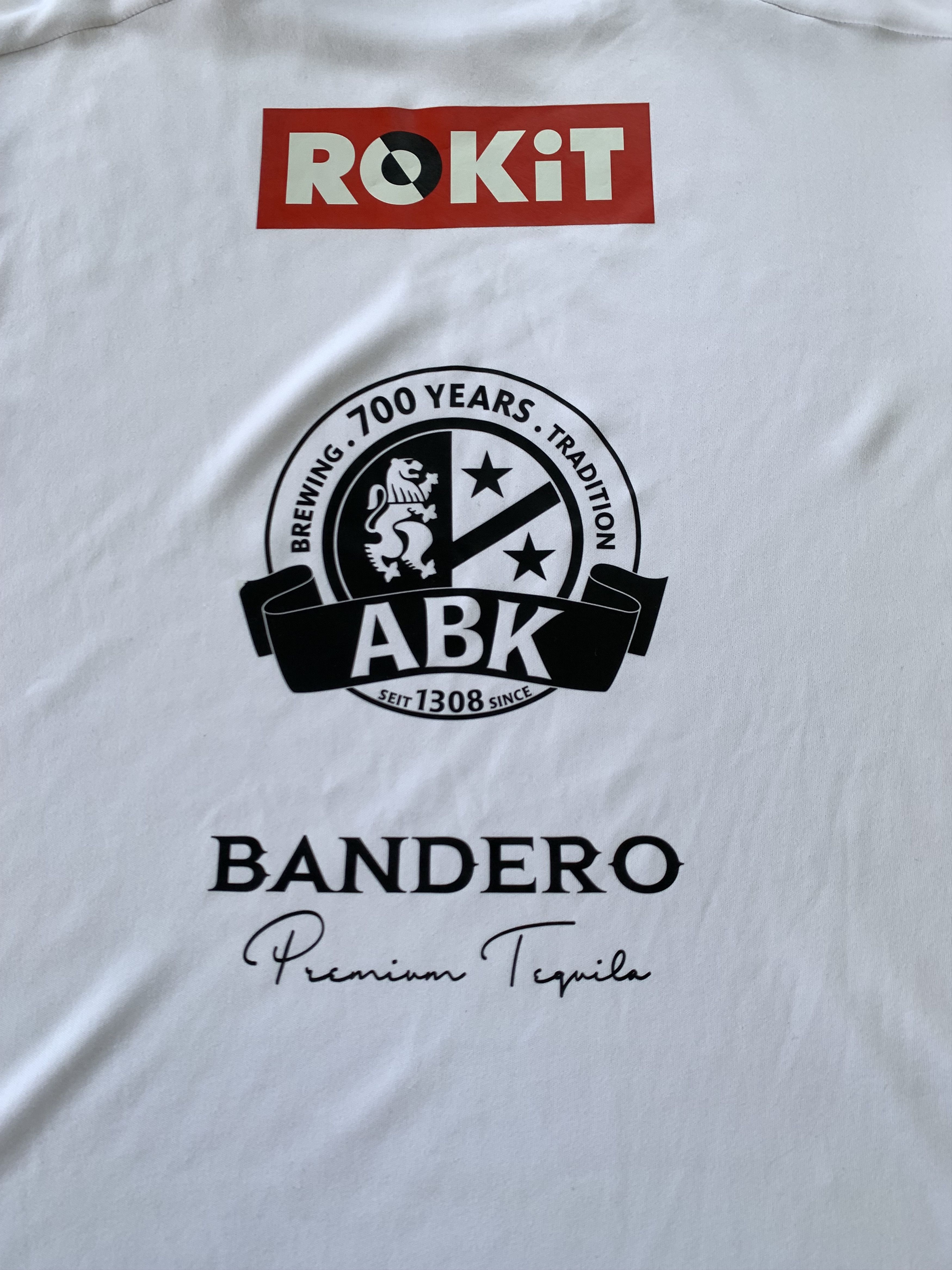Mercedes-Benz × Rokit AMG Mercedes Racing White T Shirt Jersey Size US M / EU 48-50 / 2 - 6 Thumbnail