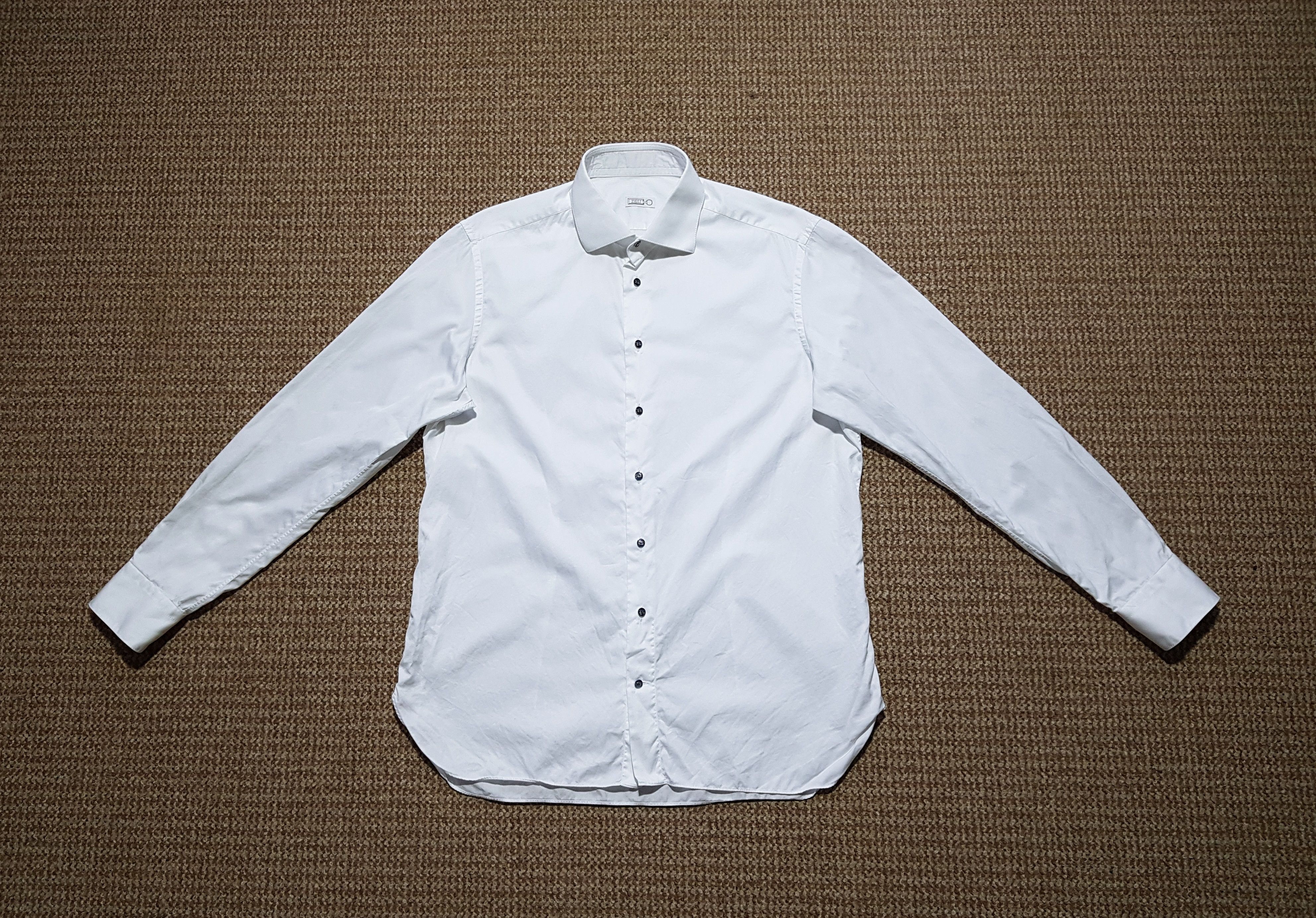 Zilli Zilli White Formal Shirt Long Sleeve Luxury Size US L / EU 52-54 / 3 - 1 Thumbnail