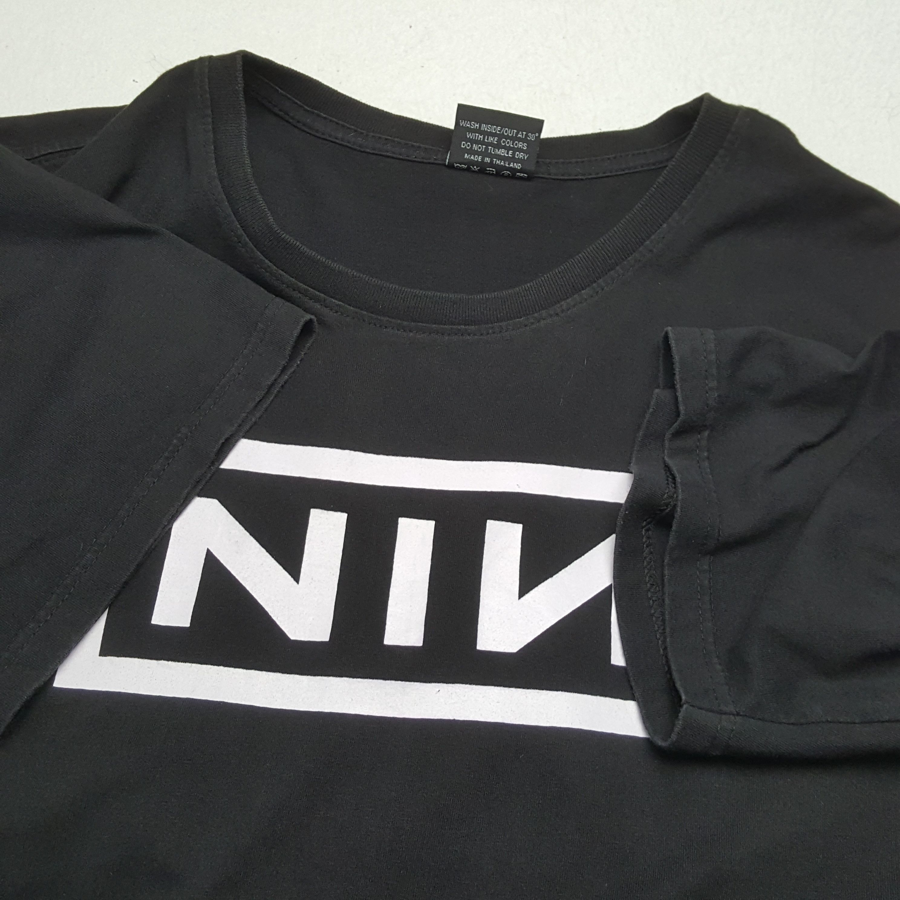 Band Tees × Vintage NINE INCH NAILS Rock Band Music Tshirt Size US XXL / EU 58 / 5 - 5 Thumbnail