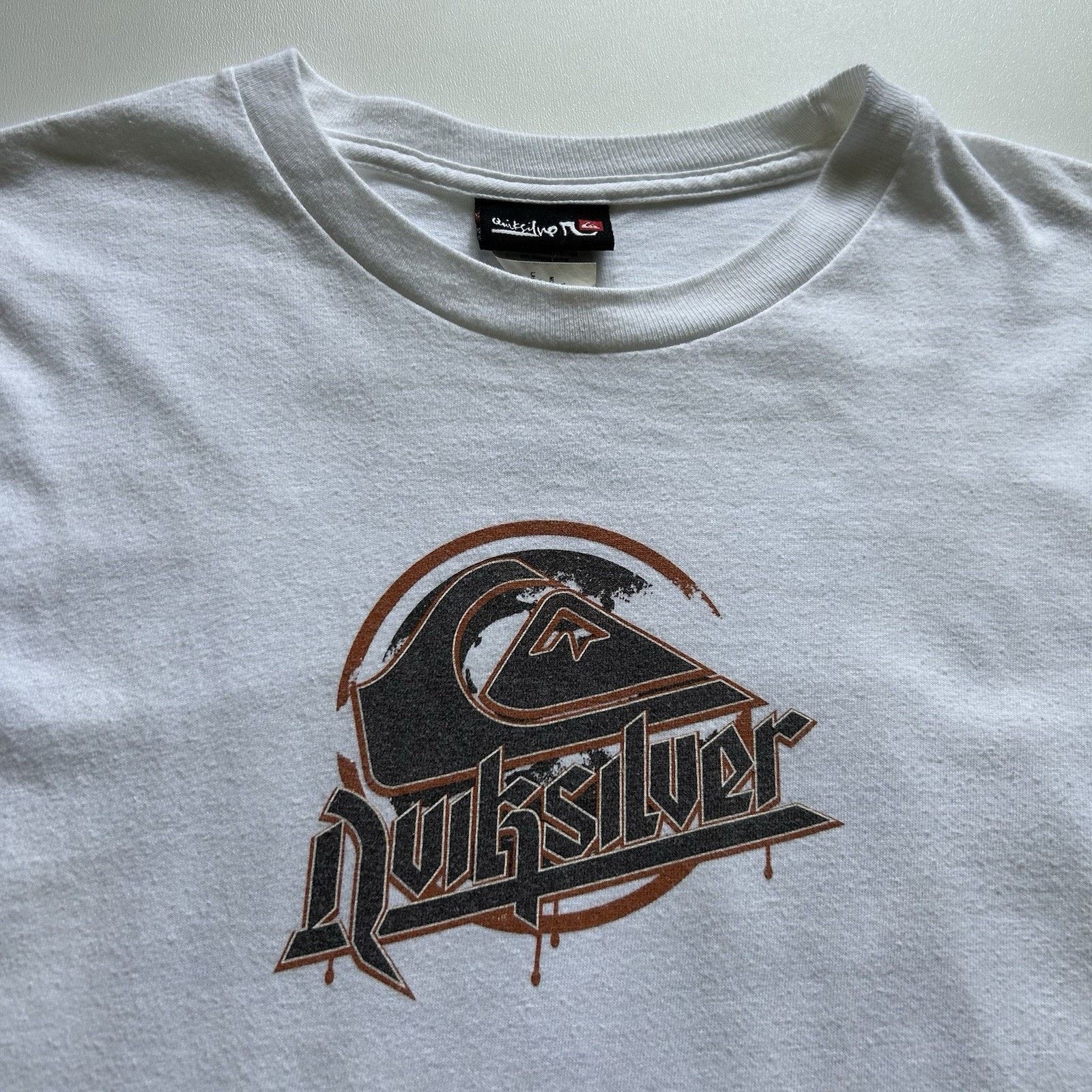 Quiksilver Vintage Y2K Quiksilver T Shirt Long Sleeve XSWhite Surf Logo Size US XS / EU 42 / 0 - 2 Thumbnail