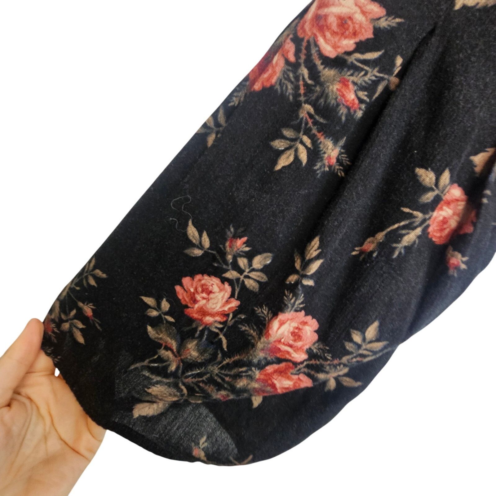 Denim & Supply Ralph Lauren Denim & Supply Ralph Lauren Womens Floral Babydoll Top Sz L Size L / US 10 / IT 46 - 4 Thumbnail