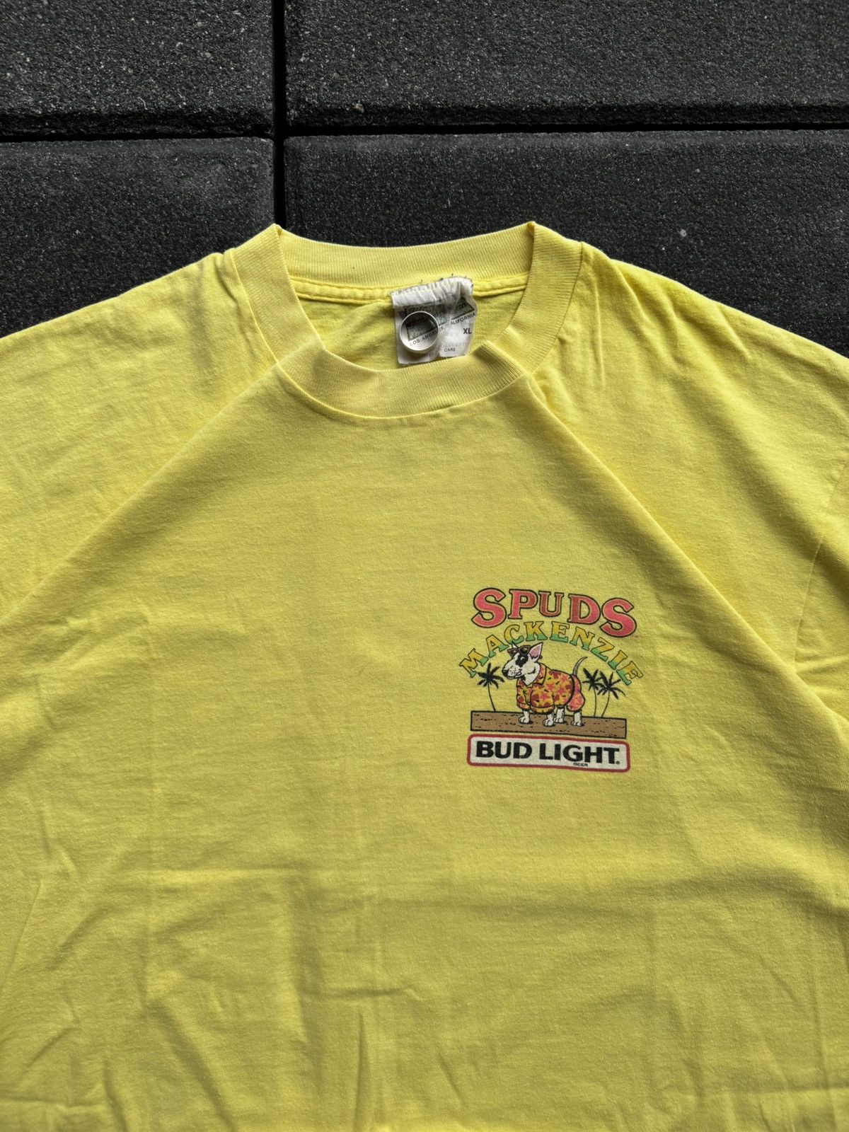 Vintage CRAZY VINTAGE 80's SPUD MACKENZIE TEE Size US XL / EU 56 / 4 - 3 Thumbnail