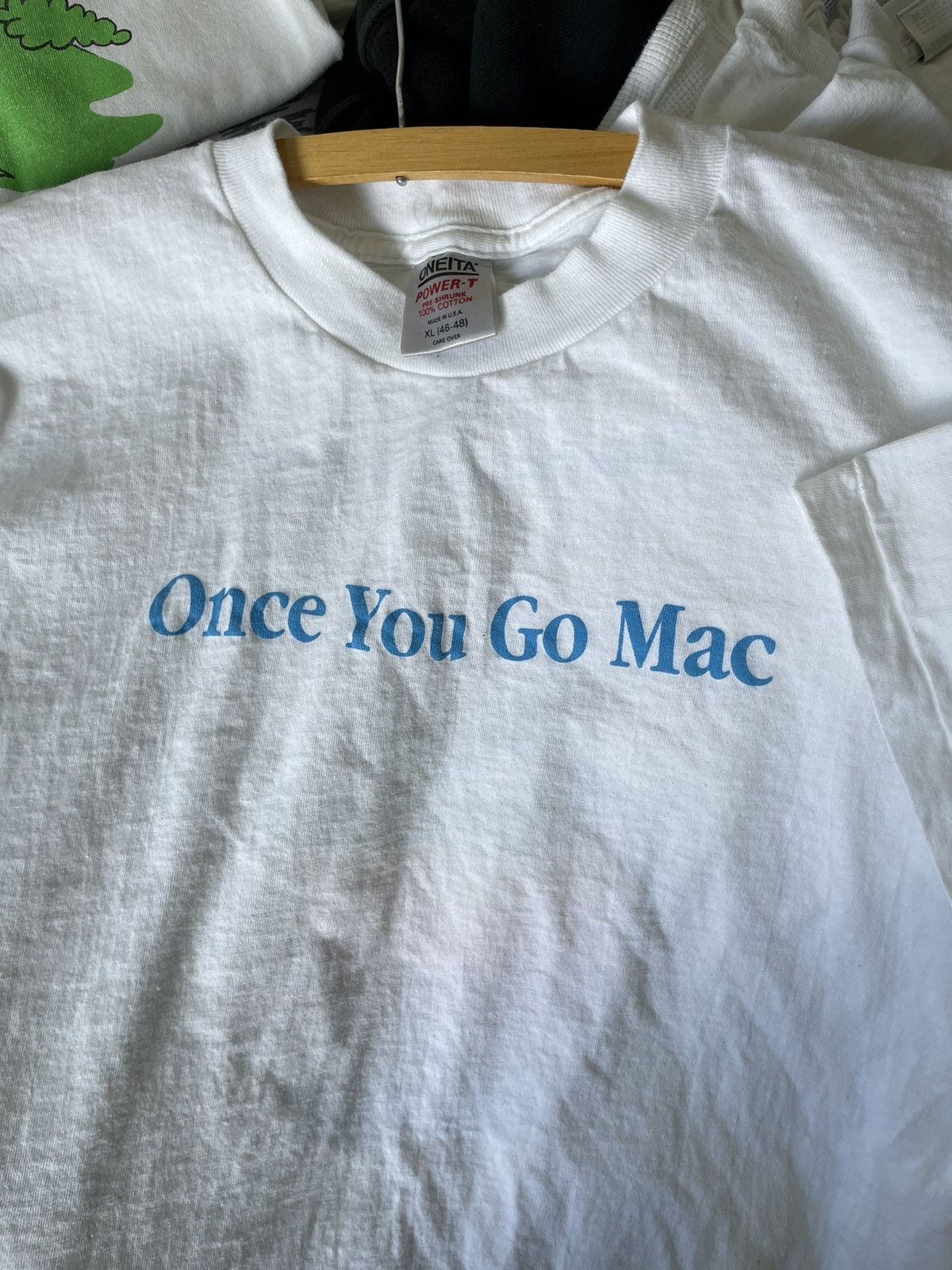 Apple Vintage 90s Apple Once You Go Mac tee Size US XL / EU 56 / 4 - 15 Thumbnail