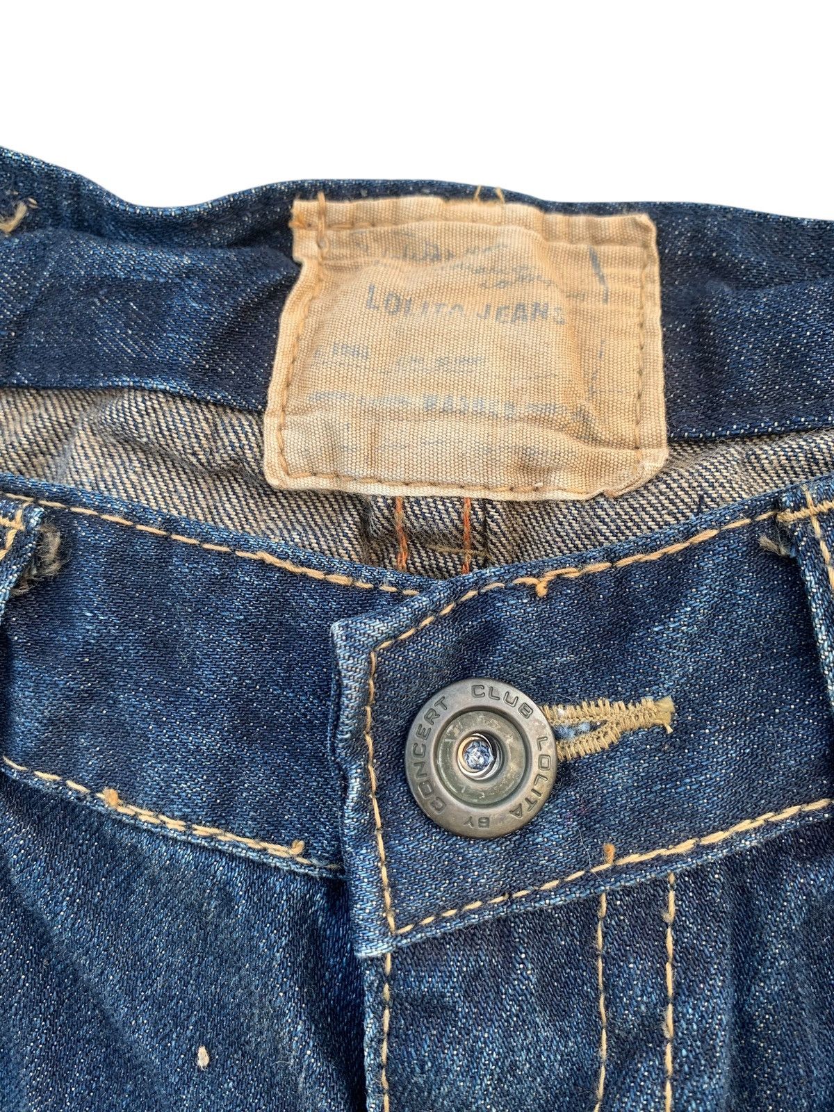 14th Addiction RARE💥 Yoshitomo Nara Lolita Circus Rusty Japanese Denim Size US 30 / EU 46 - 15 Thumbnail