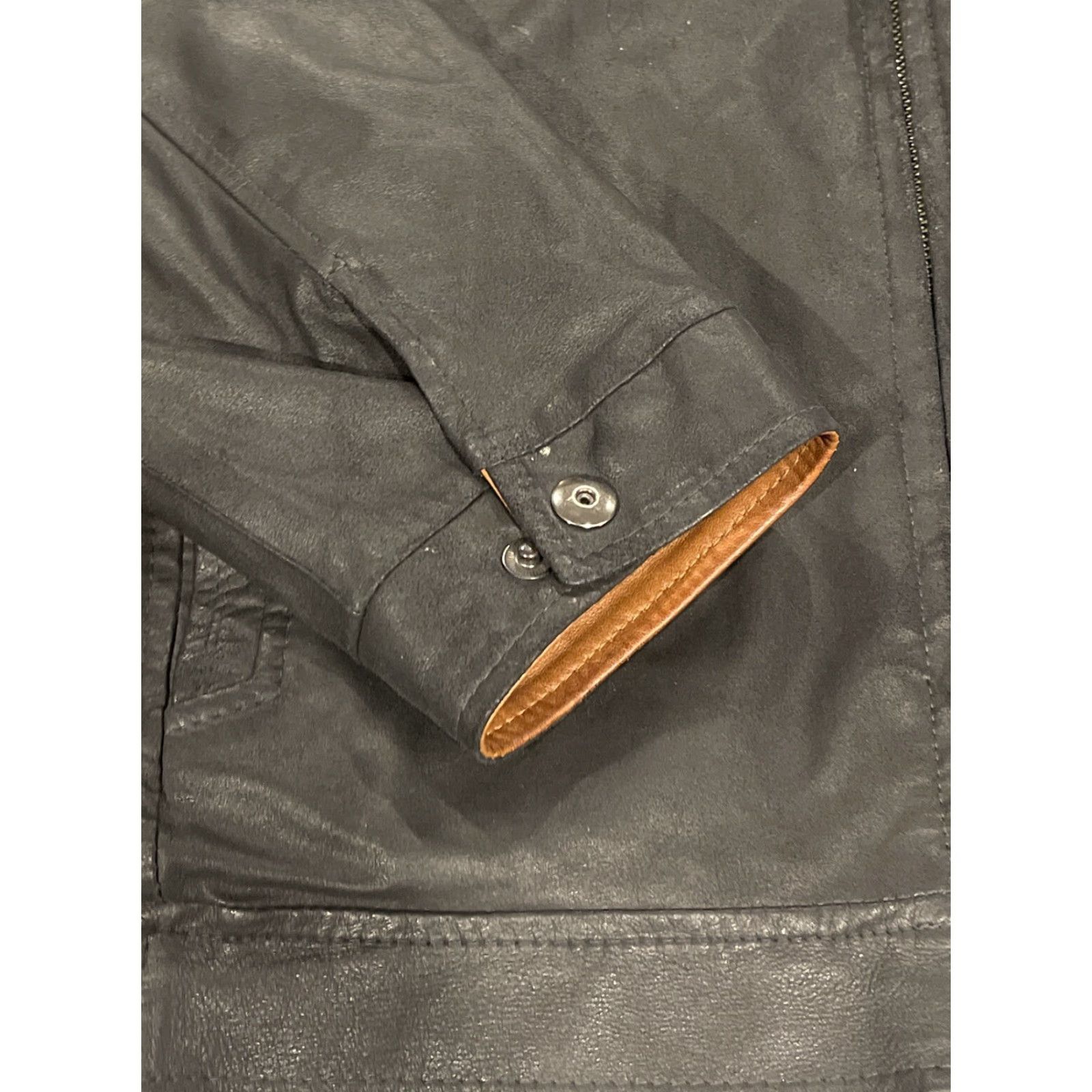 Vintage VINTAGE Remy Lamb Leather Jacket Men’s Size 46 Black Zipper USA Size US S / EU 44-46 / 1 - 2 Thumbnail
